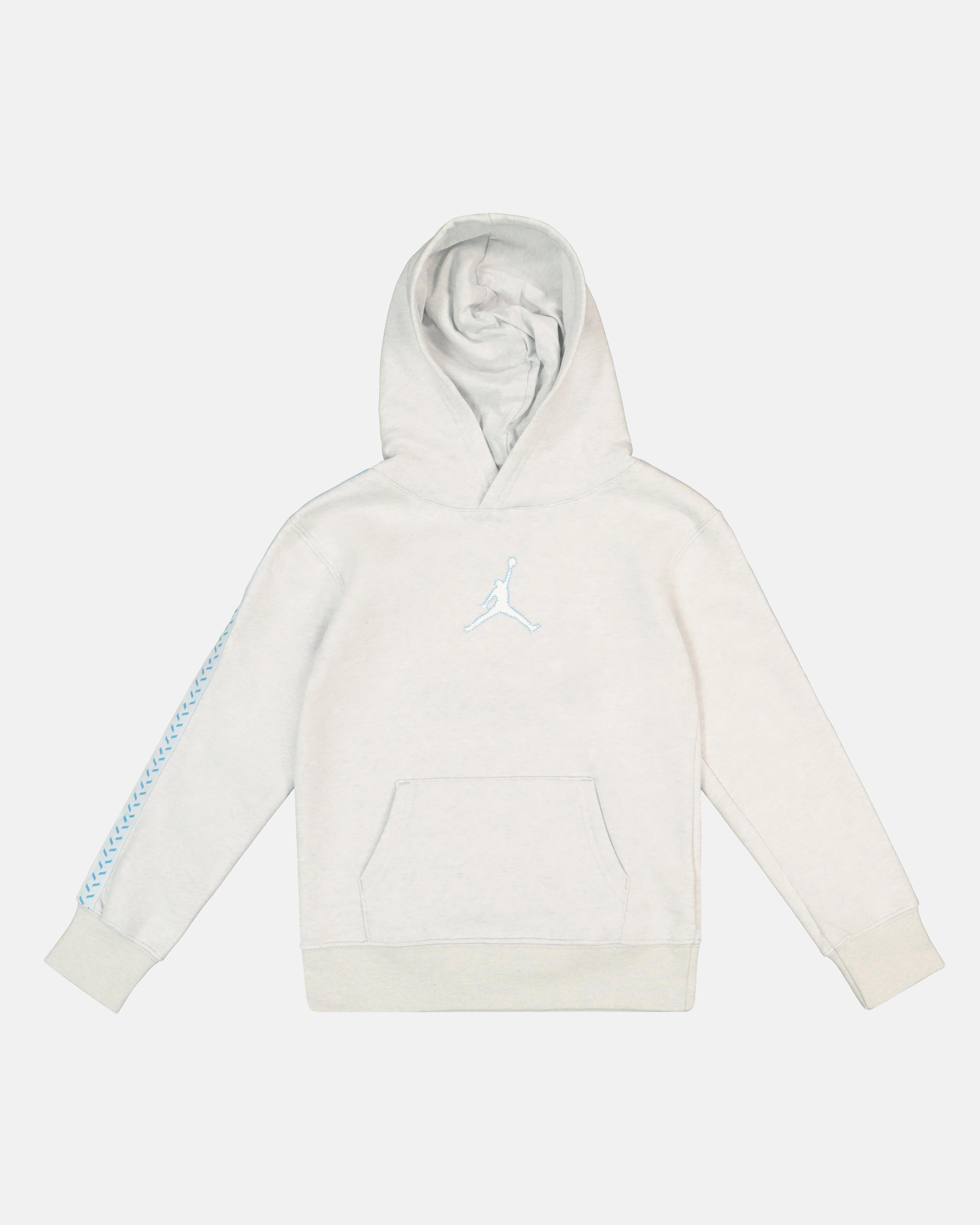 Ability Unique Jordan Kids' Flight MVP Fleece Pullover Hoodie Pure Platinum