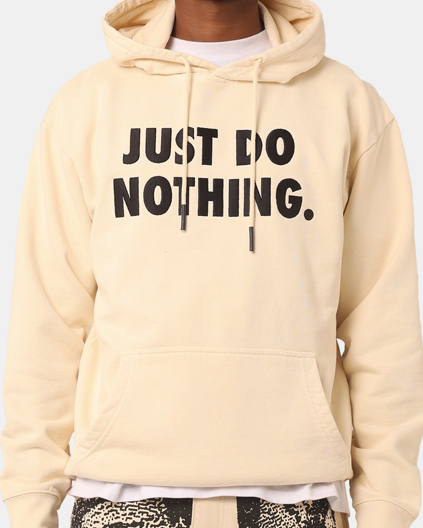Market Just Do Nothing Hoodie Ecru Thermal Reflective Lining