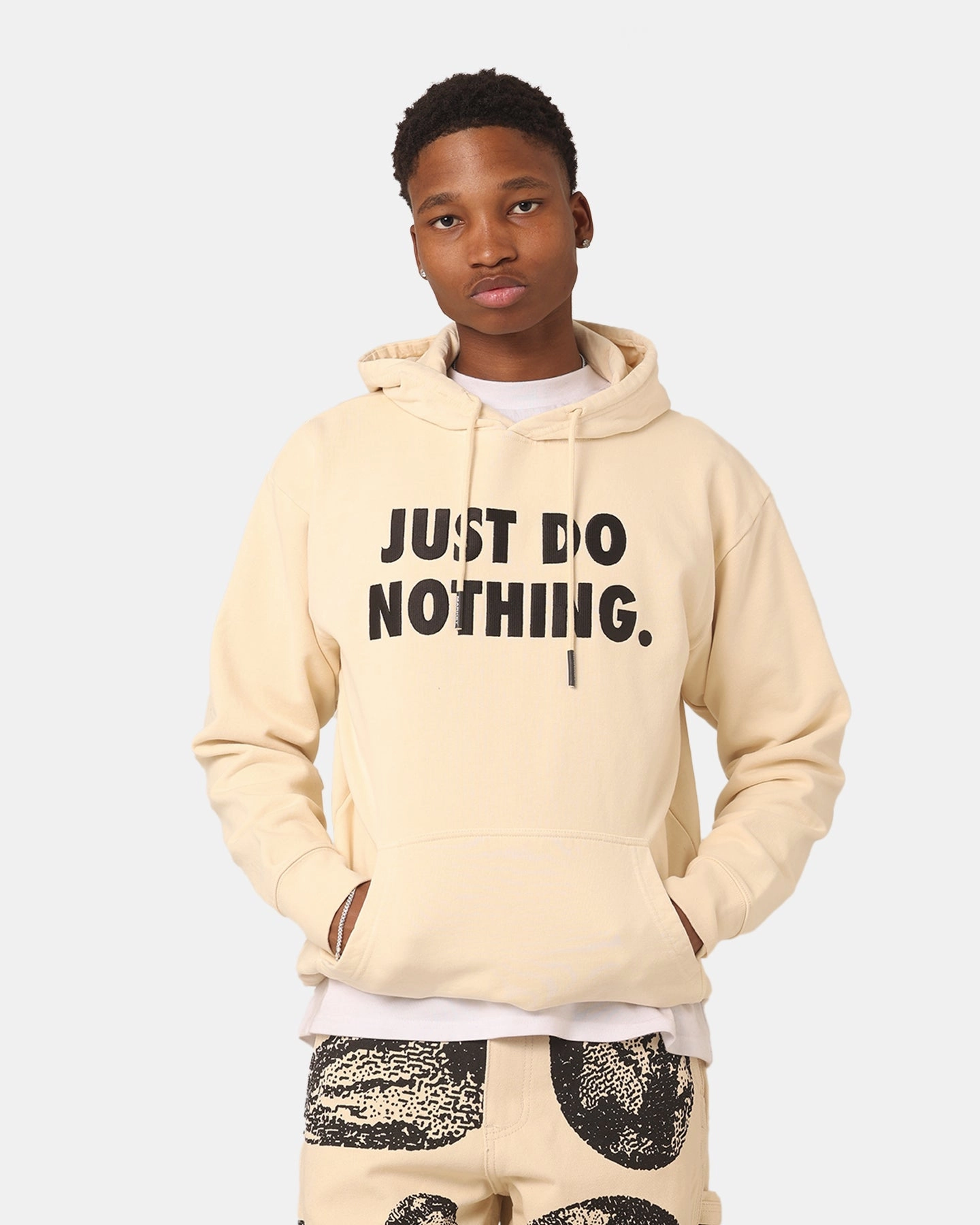 Market Just Do Nothing Hoodie Ecru Compact Storage