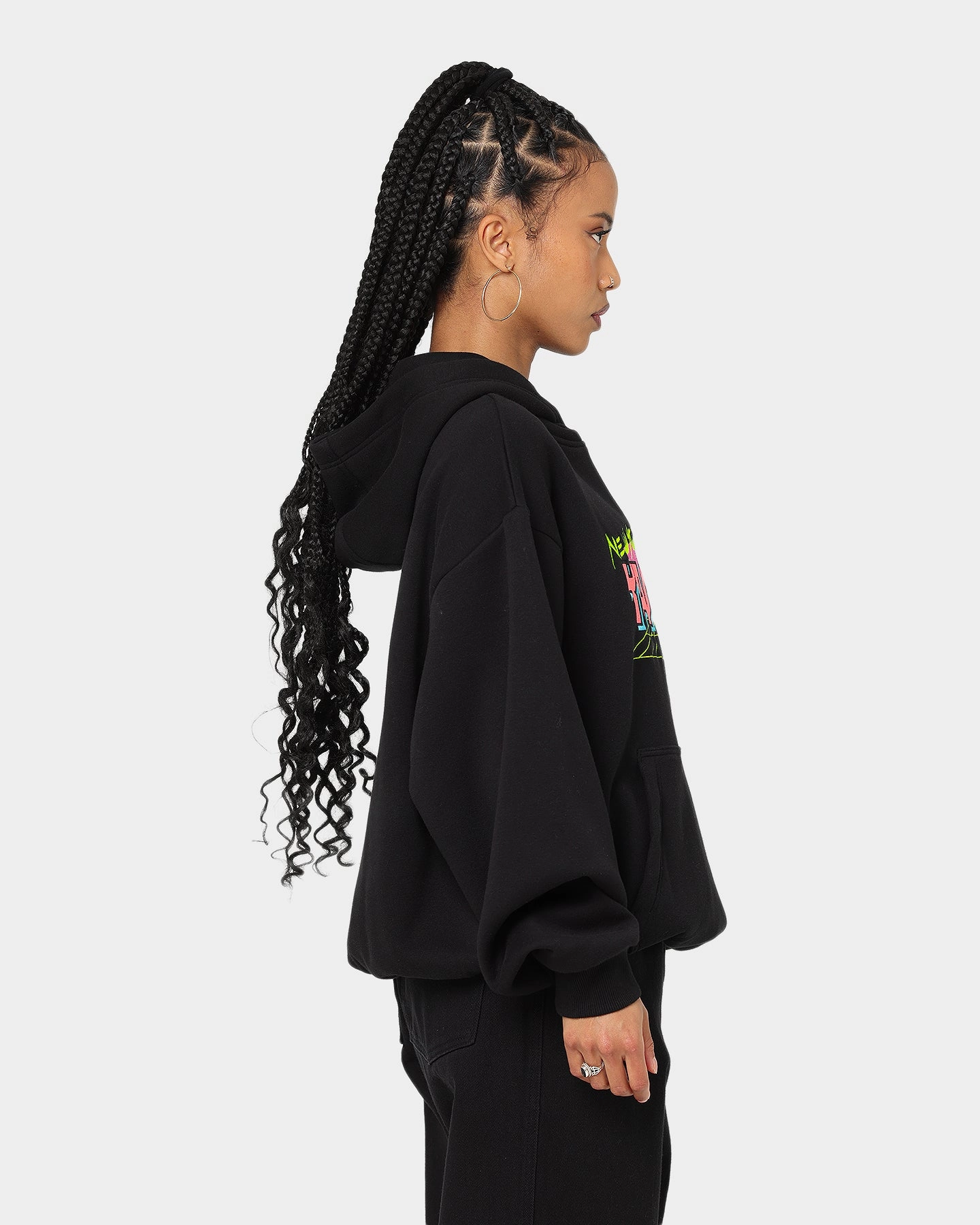 Quick Release Buckles Cowboy New Era New York Yankees Retro Arcade Hoodie Black