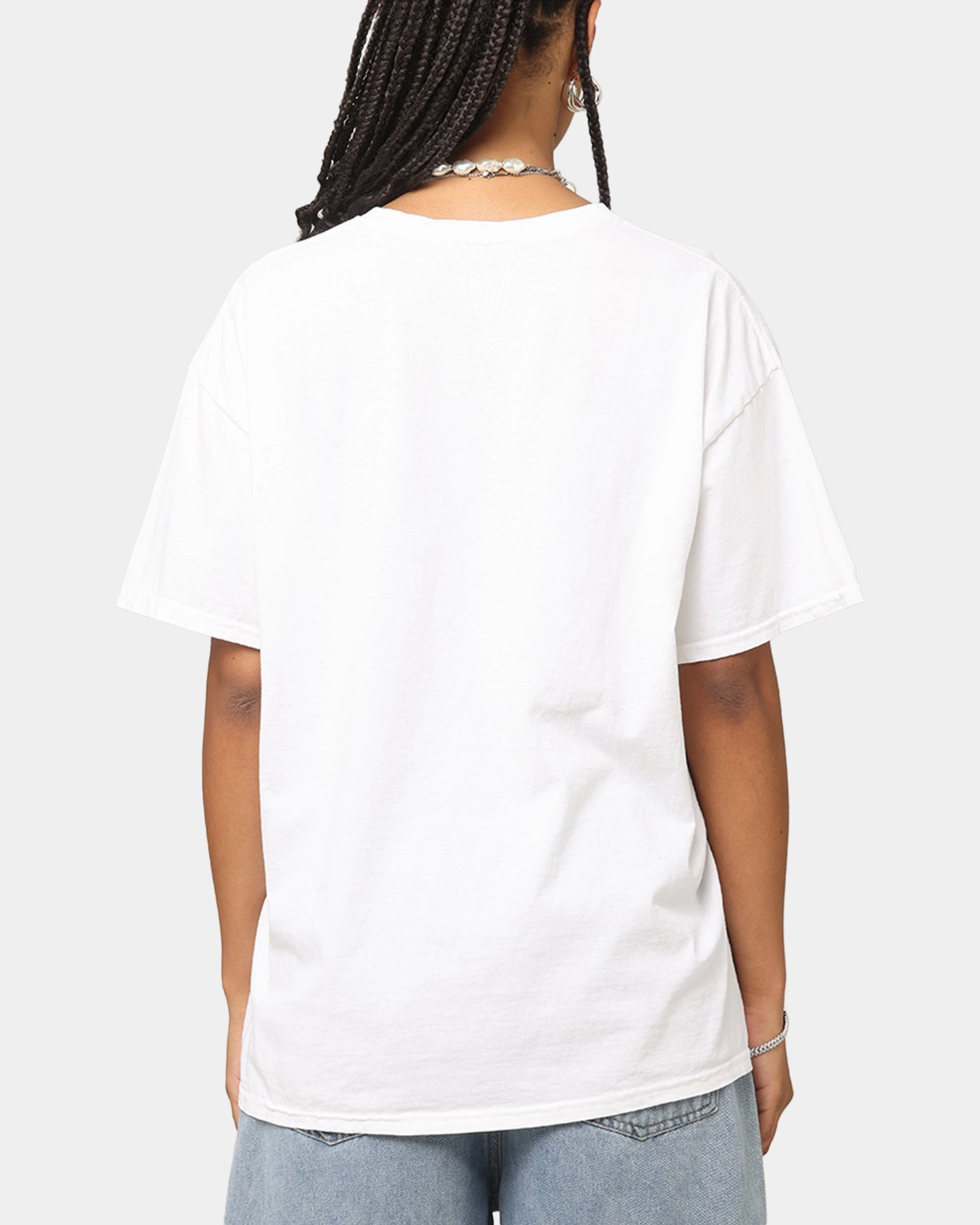 Contrast Inner Binding Bold Style Korn Debut Xerox T-Shirt White Vintage