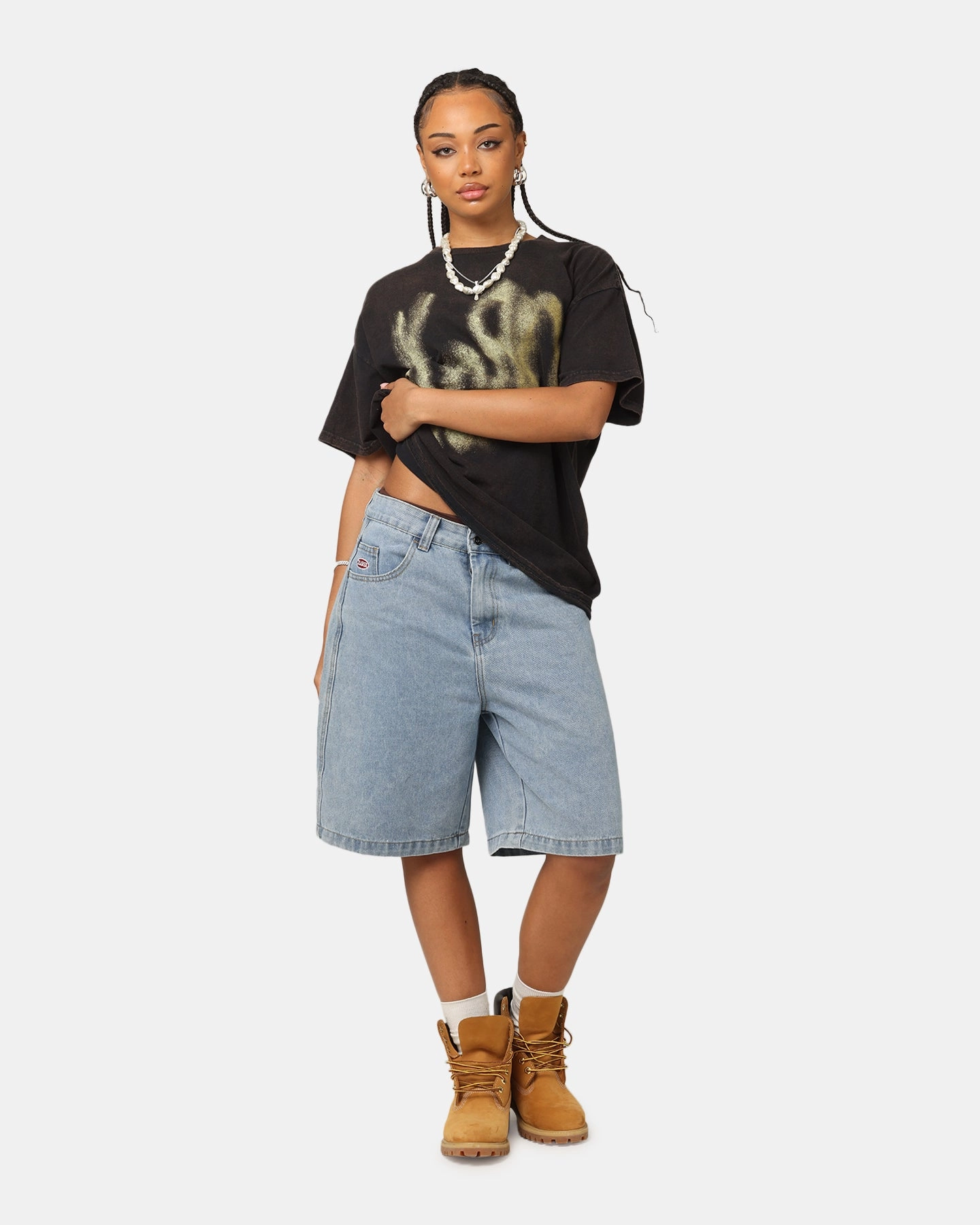 Essential Style Wear Korn Logo Noise T-Shirt Black Vintage