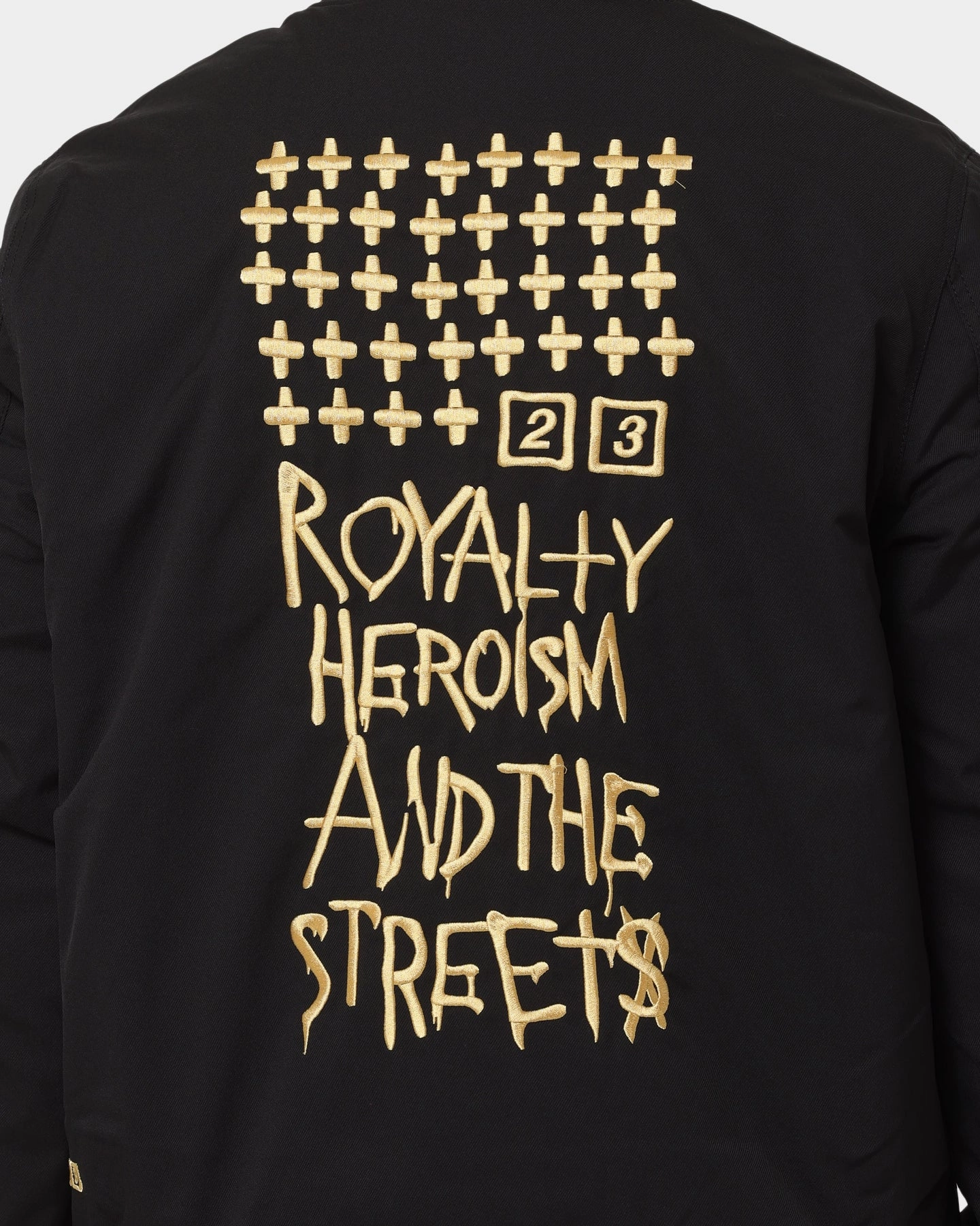 suitable for weekend getaways Impact Ksubi 23 Bomber Jacket Black