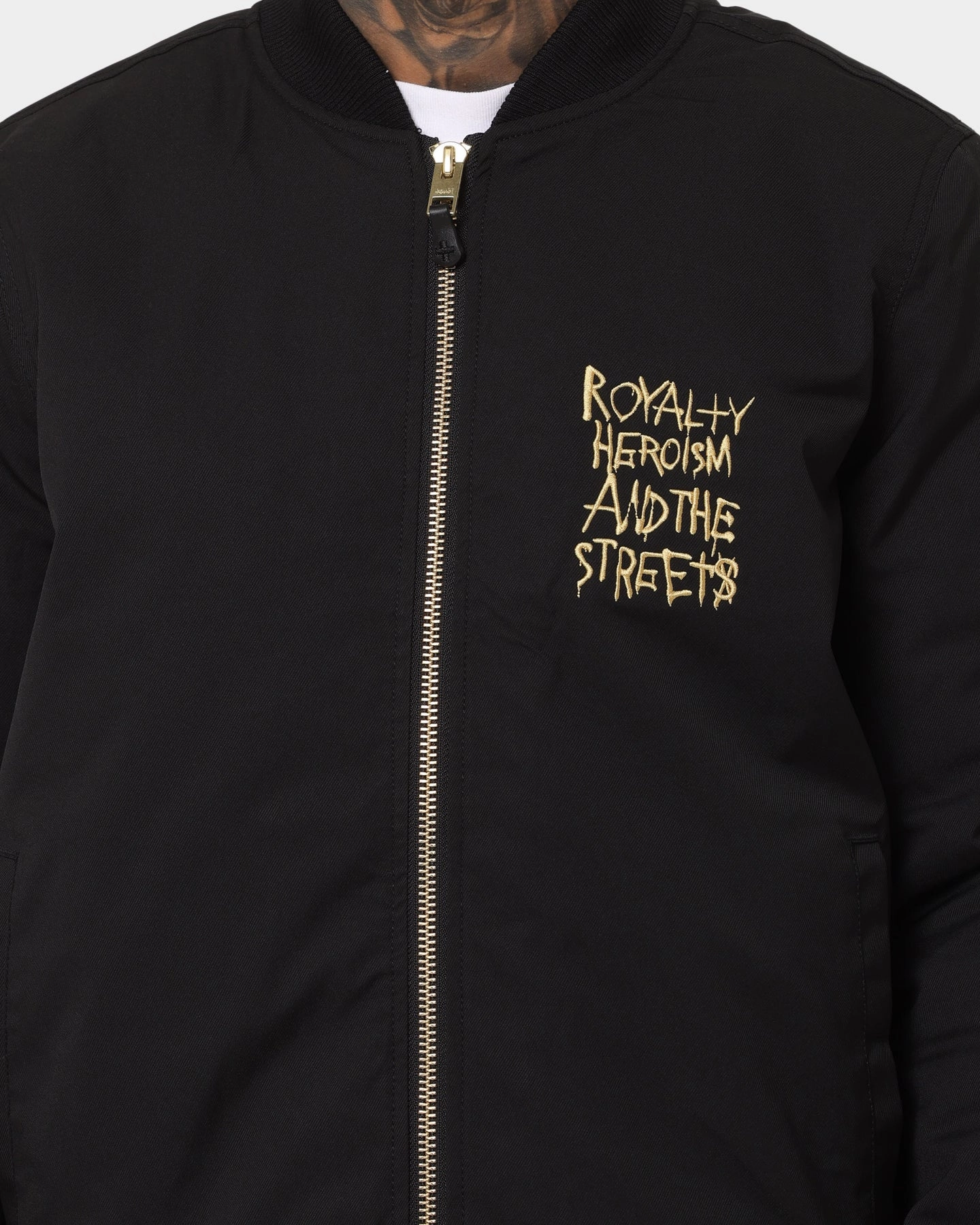 Ksubi 23 Bomber Jacket Black suitable for charity events