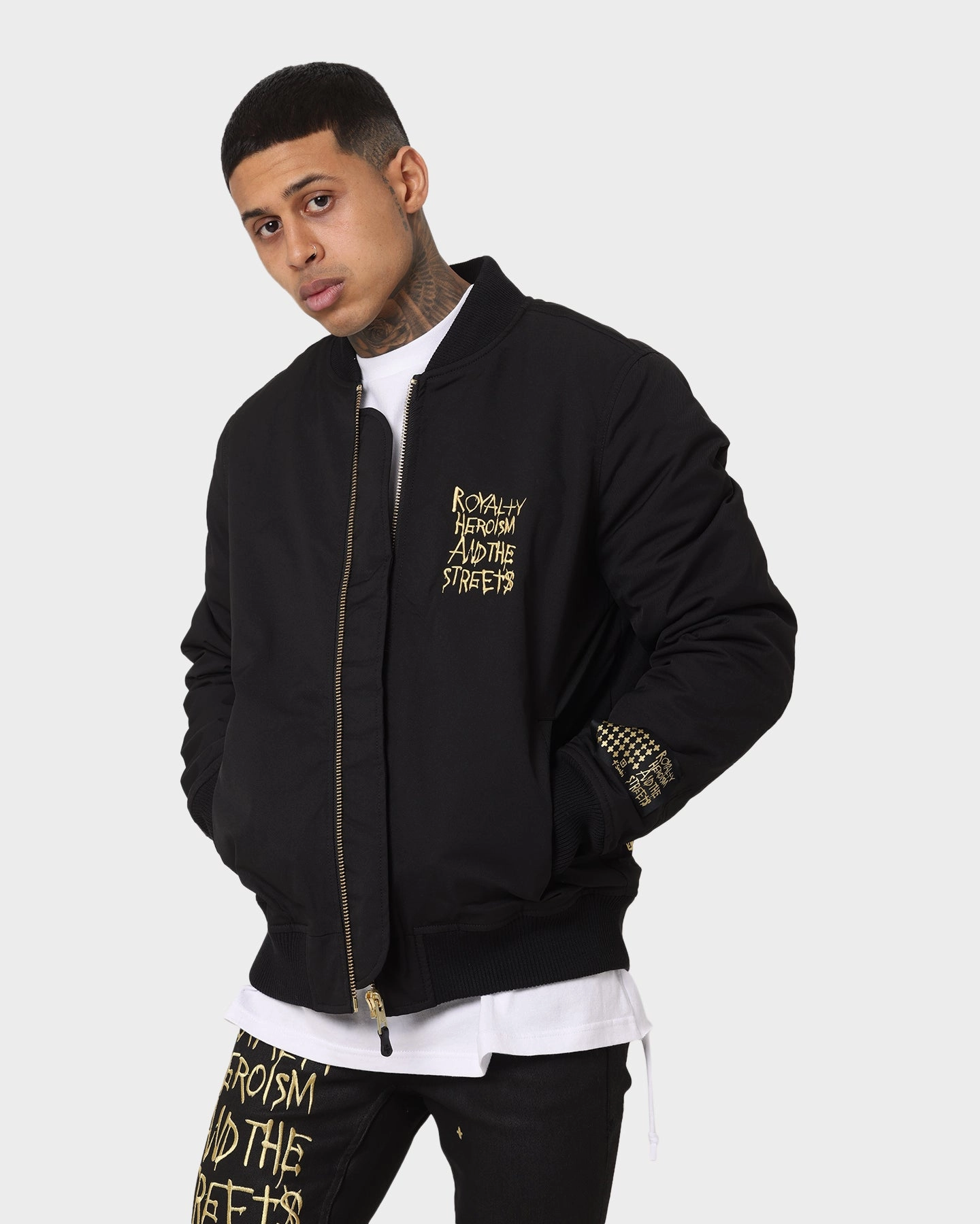 Network Ksubi 23 Bomber Jacket Black