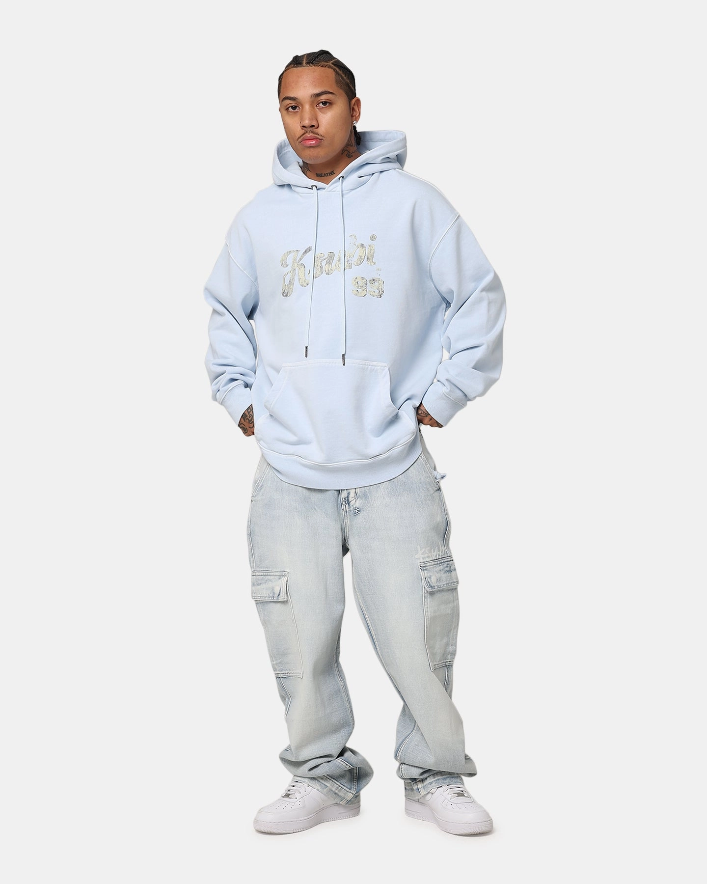 Notebook Ksubi Clubhouse Kash Shallows Hoodie Blue