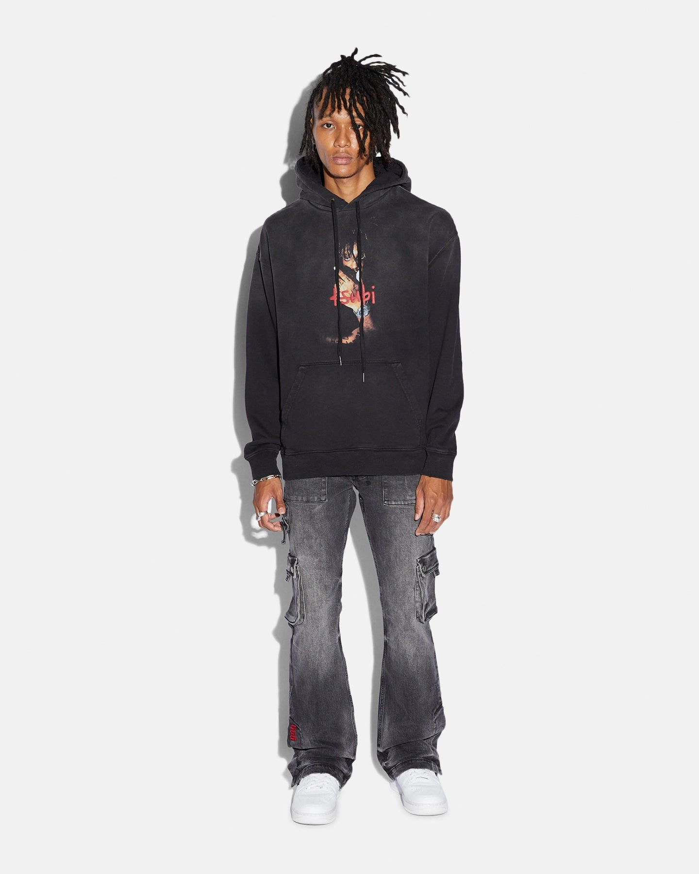 Outdoor Protection Powder Ksubi X Juice Wrld Biggie Hoodie Black