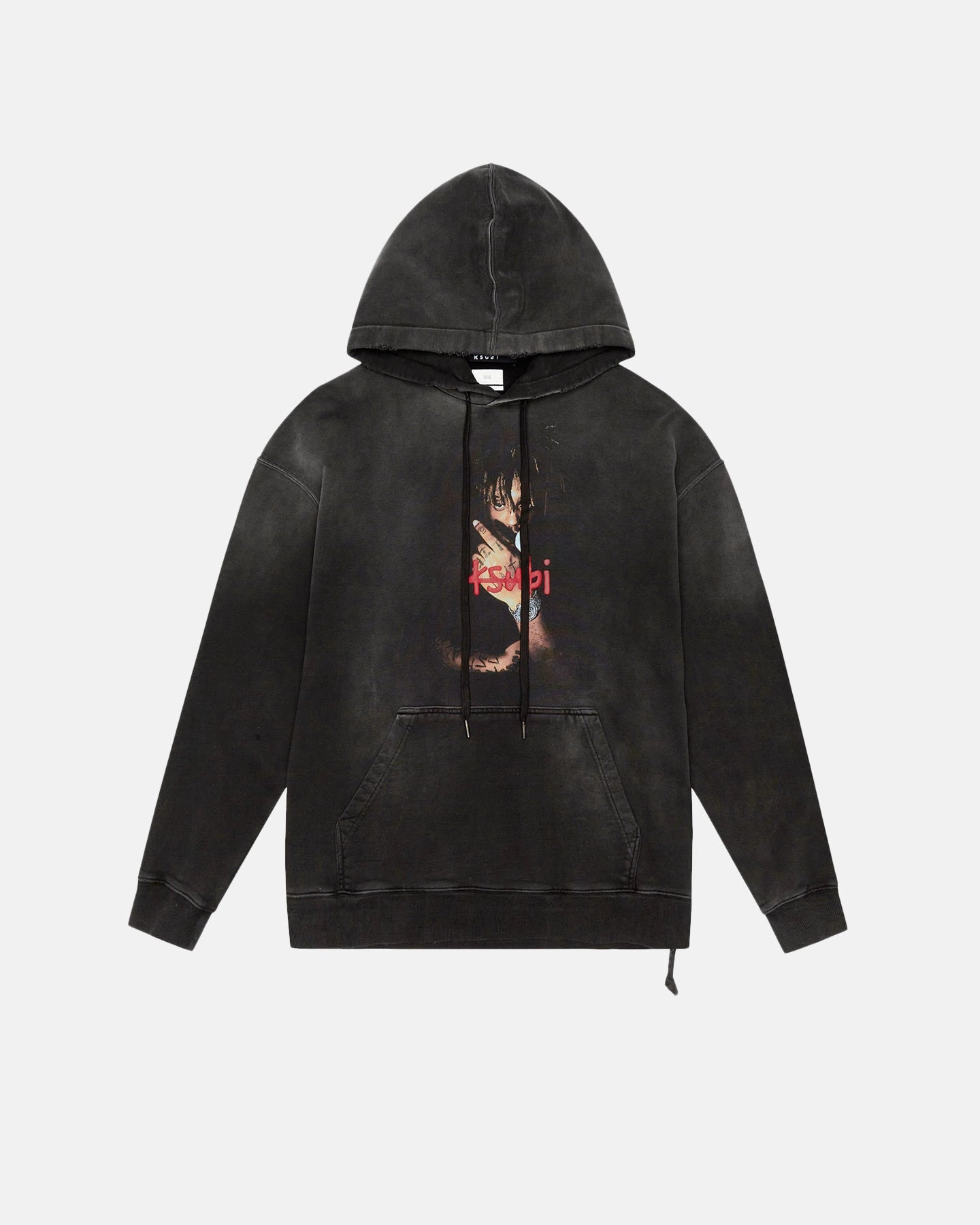 Ksubi X Juice Wrld Biggie Hoodie Black Minimalist Style
