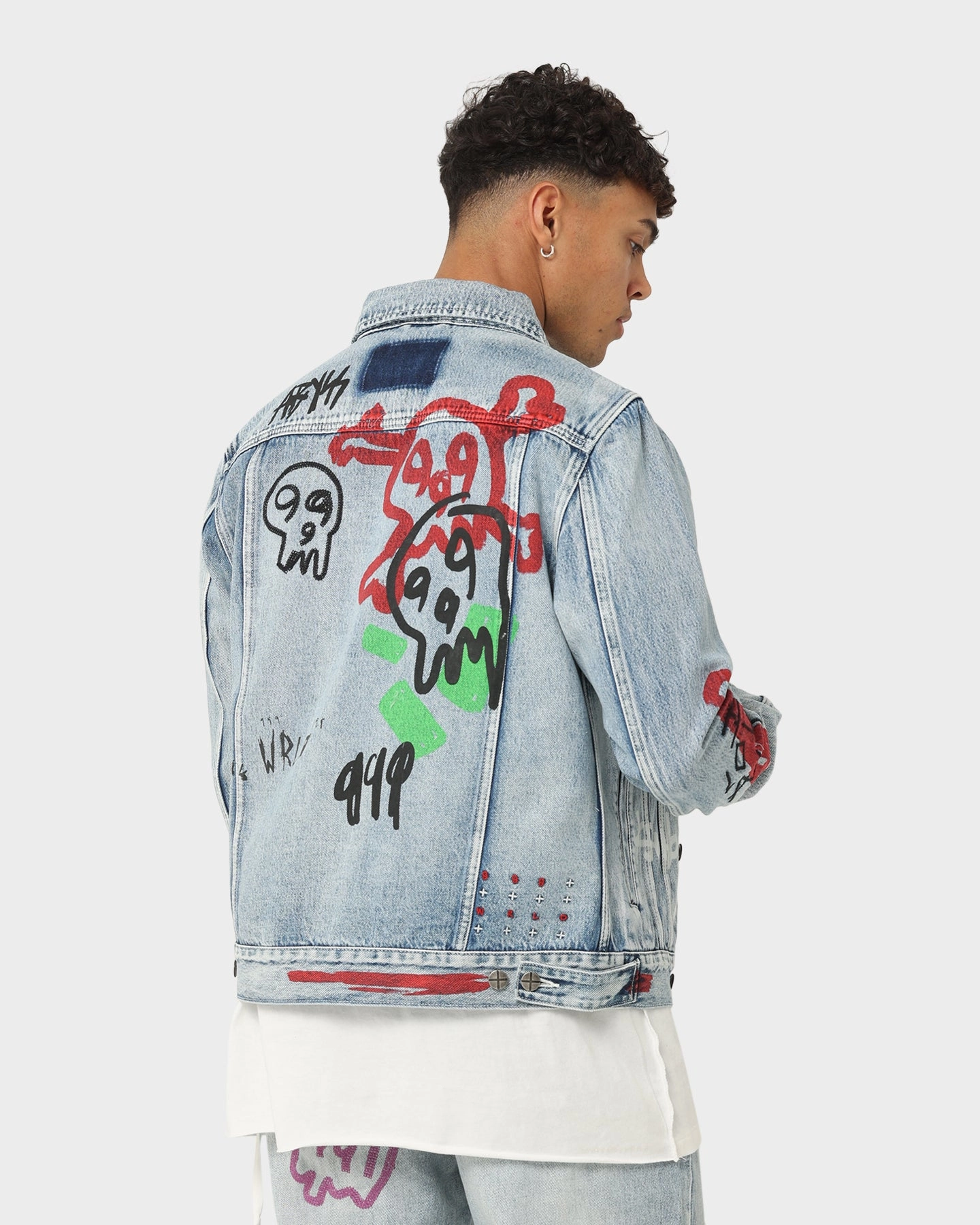 Ksubi X Juice Wrld Classic Jacket Juice Trip Mother's Day Versatile Protection