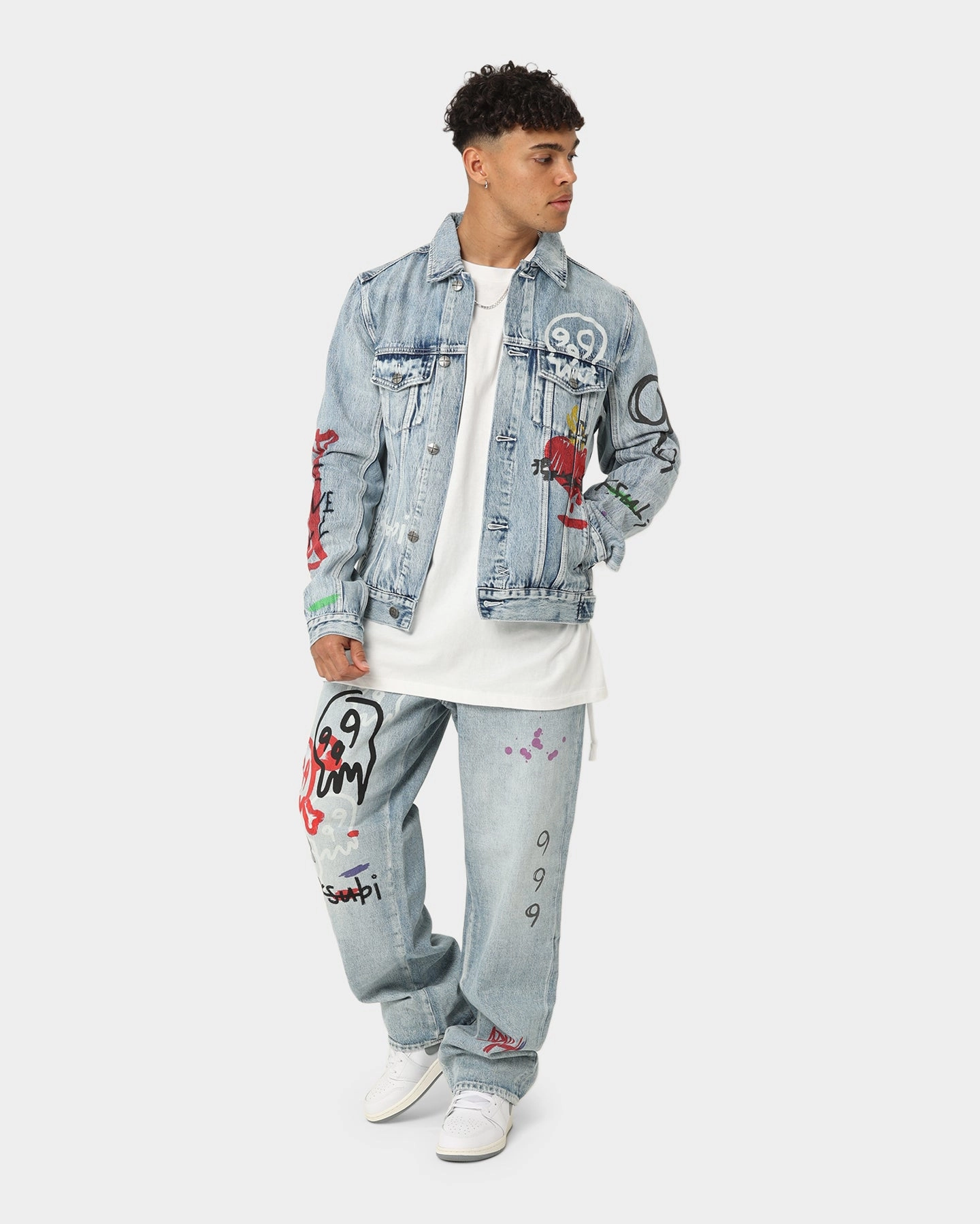 Ksubi X Juice Wrld Classic Jacket Juice Trip Articulated Sleeve Cut Halloween costume