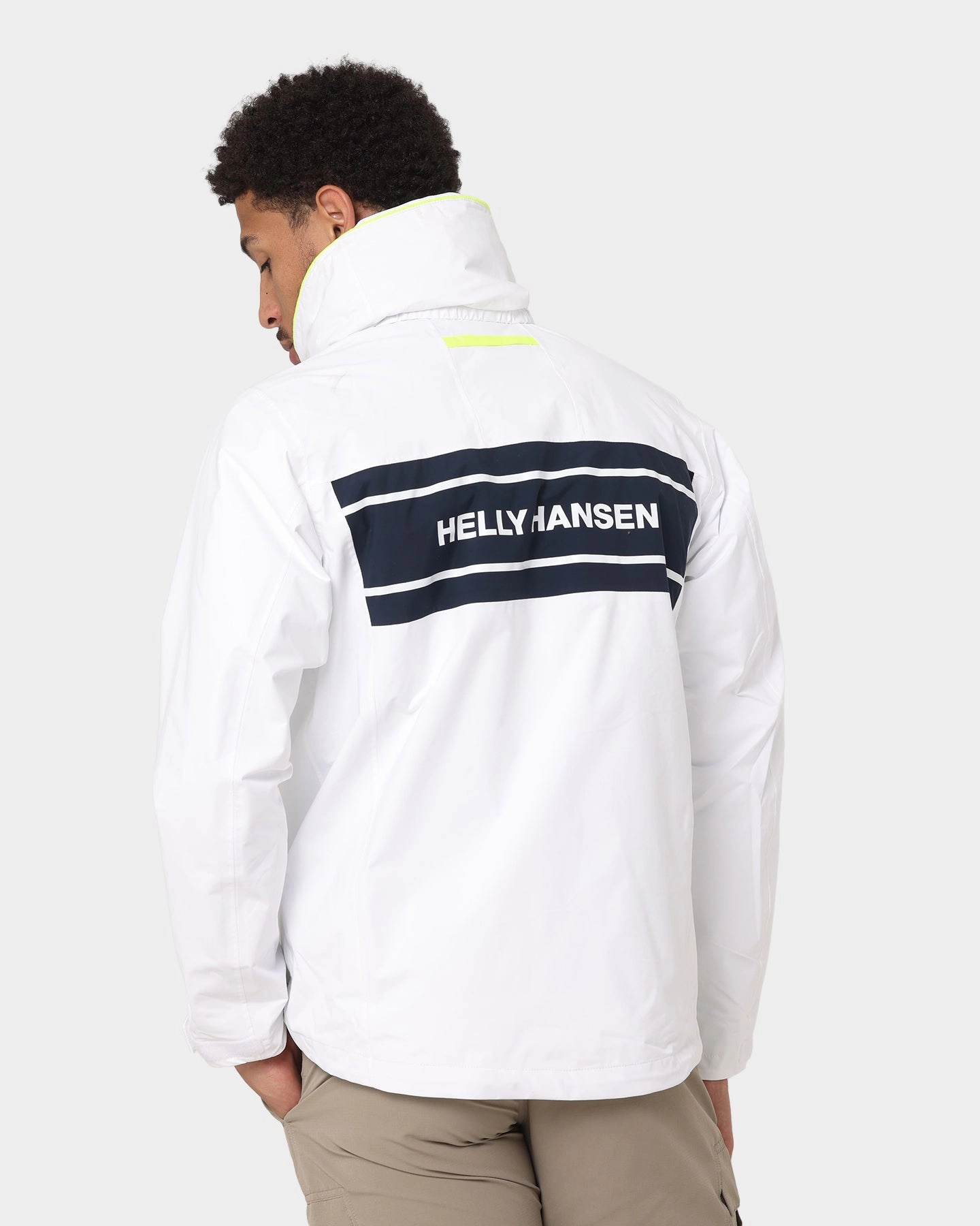 Helly Hansen Saltholm Jacket White Soap Brand Name
