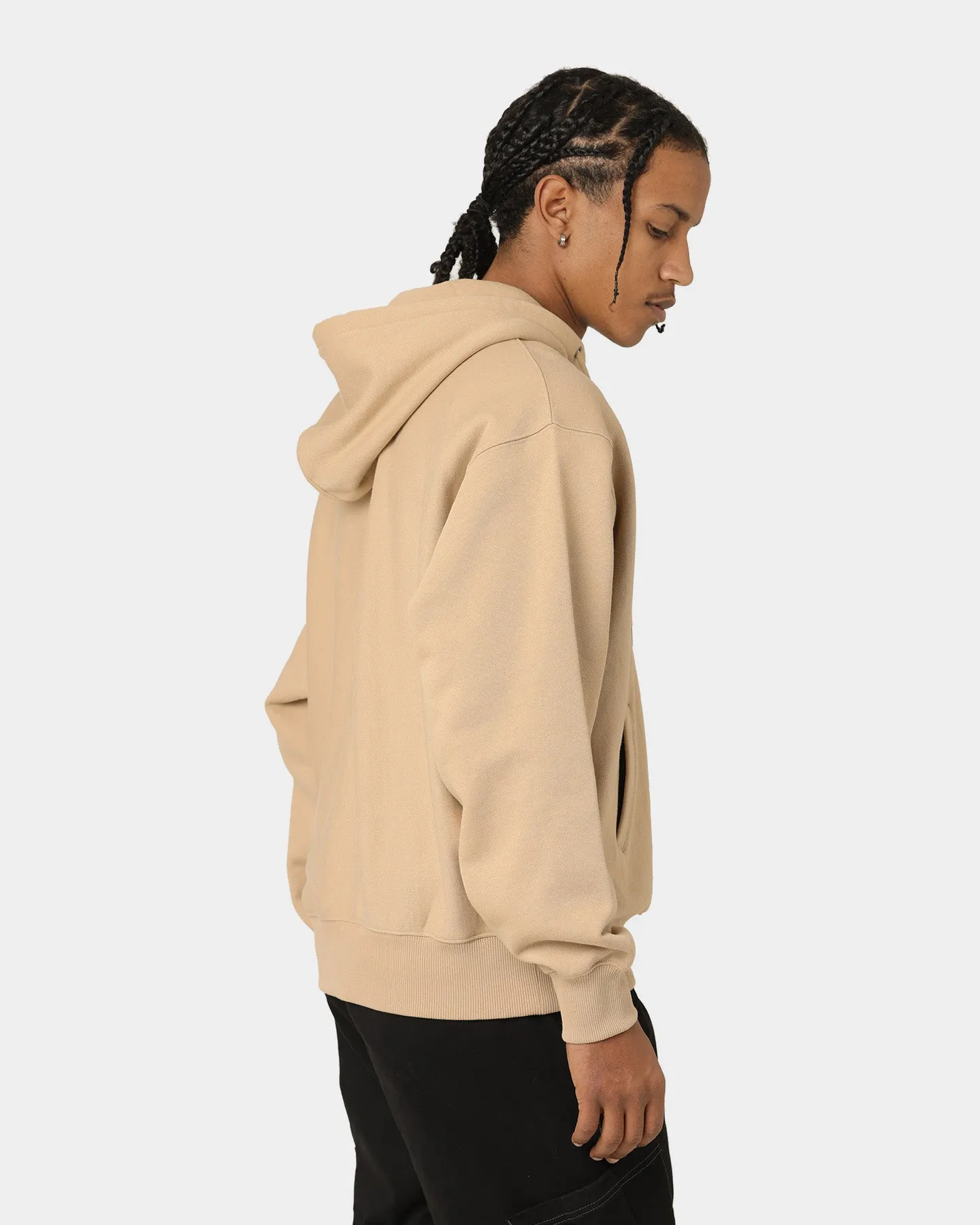 Compliment Carr?? Royale Quarter Zip Hoodie Stone