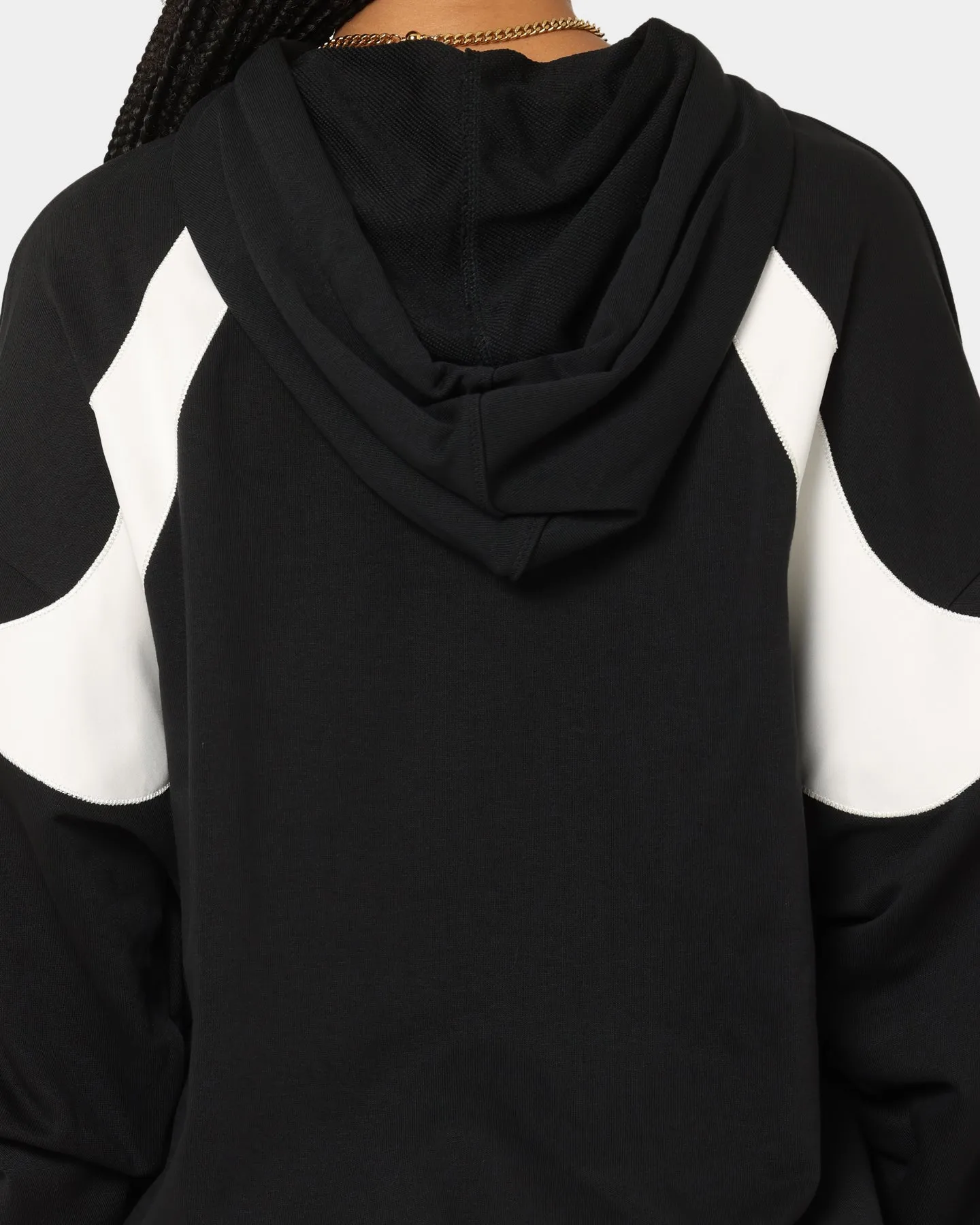 Nike Women's Sportswear Circa 50 Fleece Hoodie Black/White bag