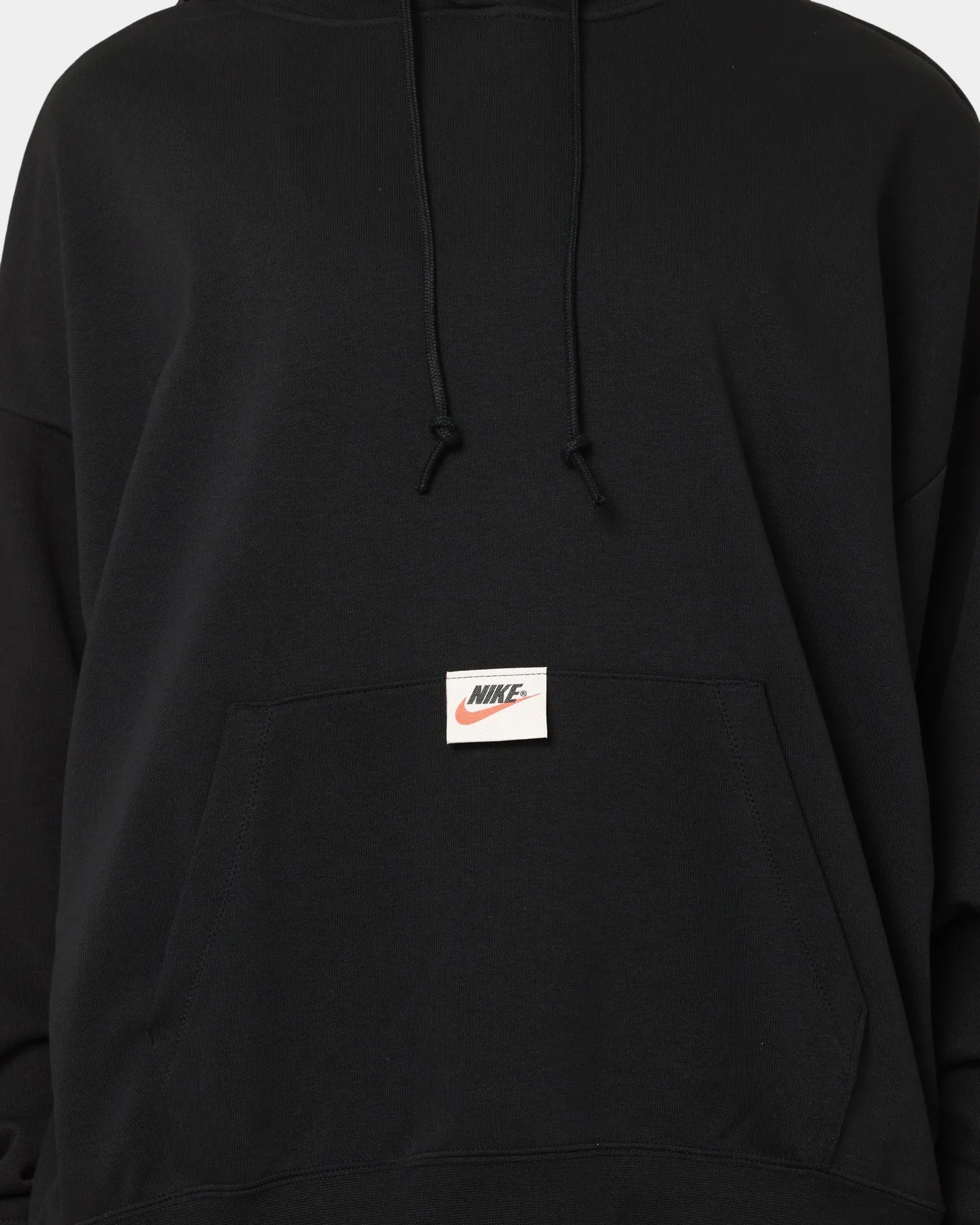 Compression Panels Nike Women's Sportswear Circa 50 Fleece Hoodie Black/White