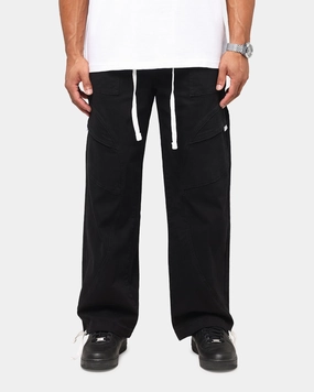 Saint Morta Aera Baggy Cargo Pants Vintage Black SecureClosures Perfect Design