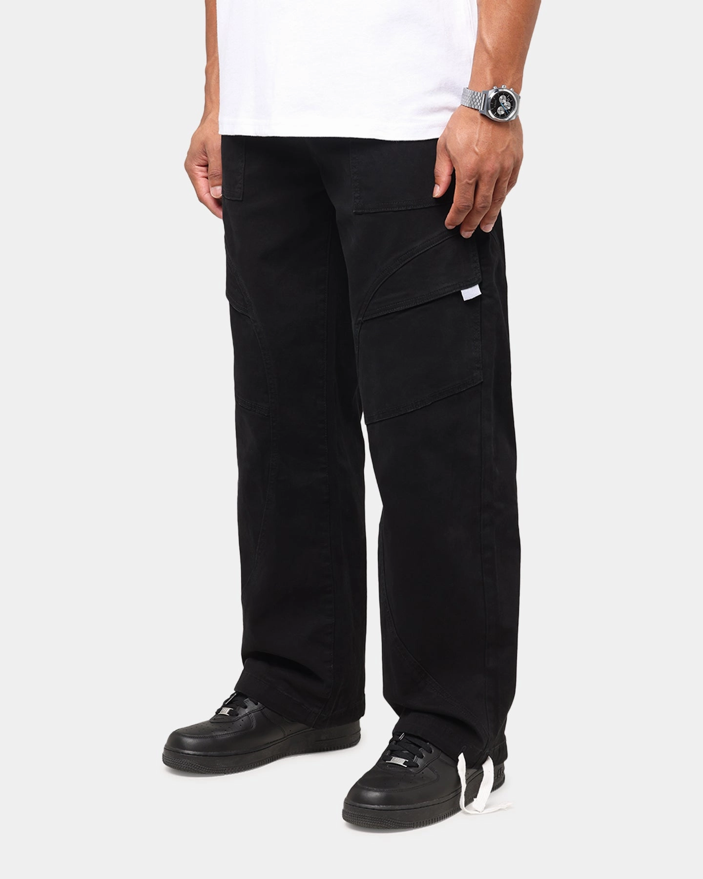 Timeless Layers Saint Morta Aera Baggy Cargo Pants Vintage Black