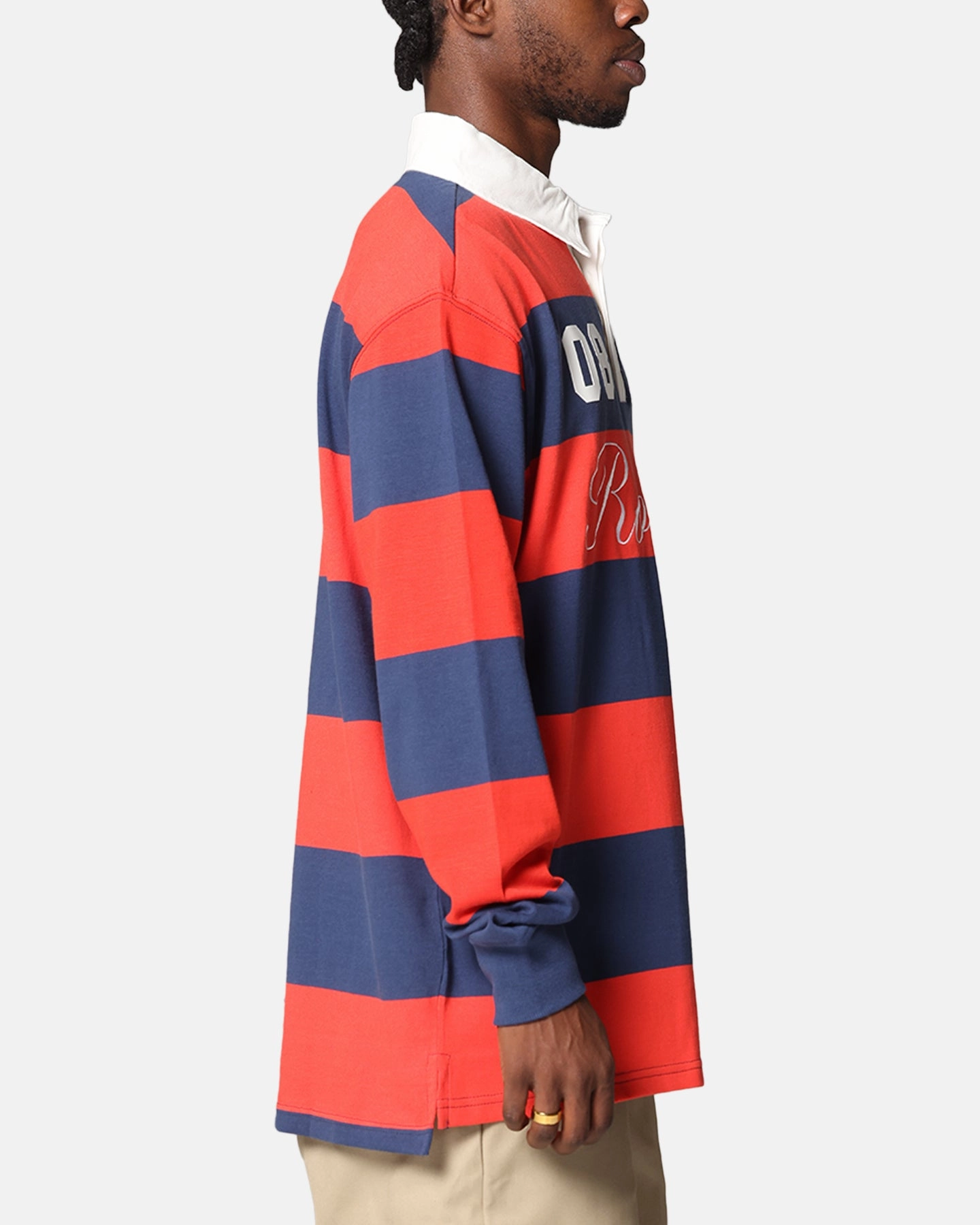 Weekend Outing Workout Friendly Bleacher Athletic Sydney Roosters NRL Stripe Rugby Polo Shirt Official Team Colour