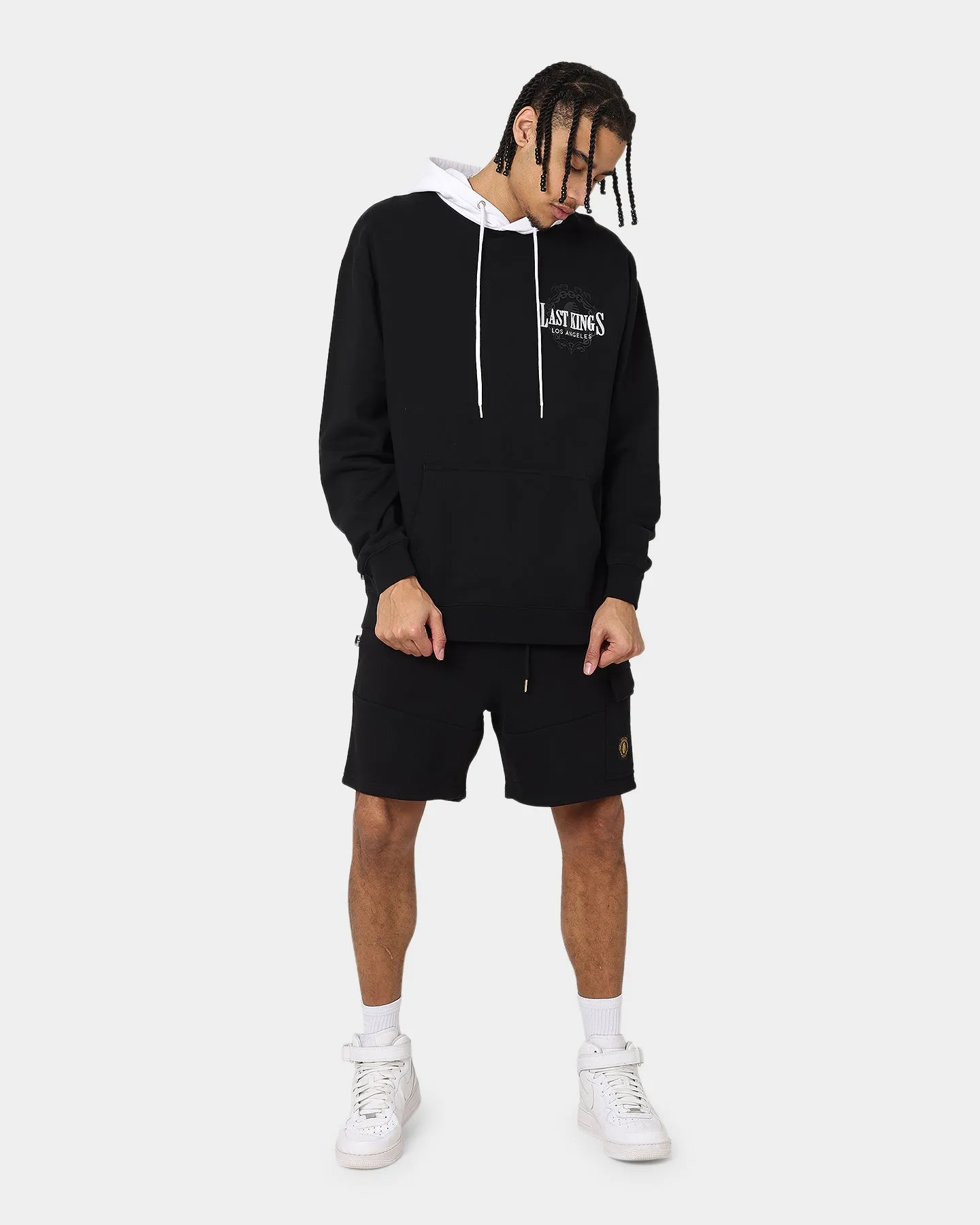 Pocket-square Last Kings Divergence Hoodie Black/White
