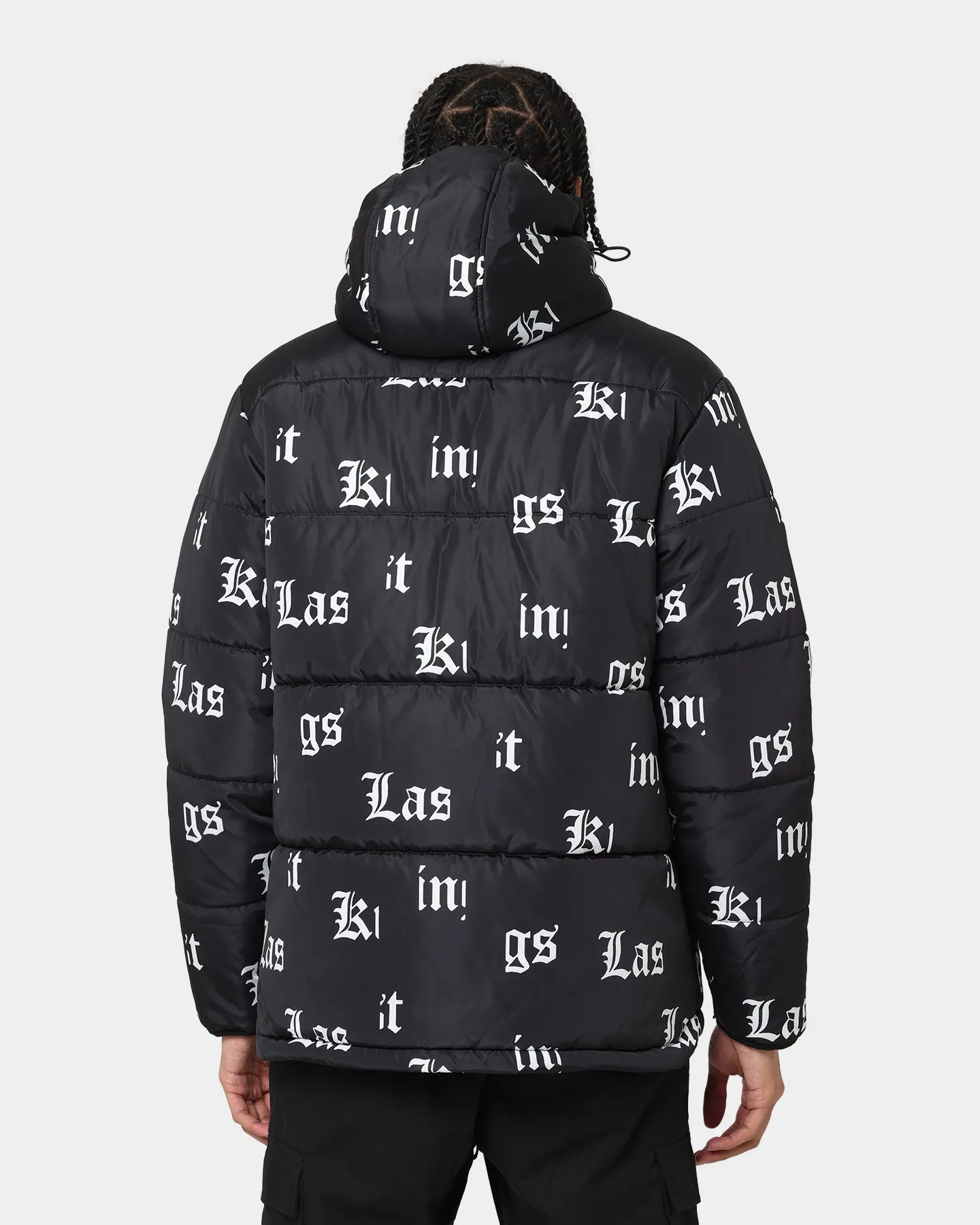 Discuss Sleek Outerwear Last Kings Fragment Puffer Jacket Black