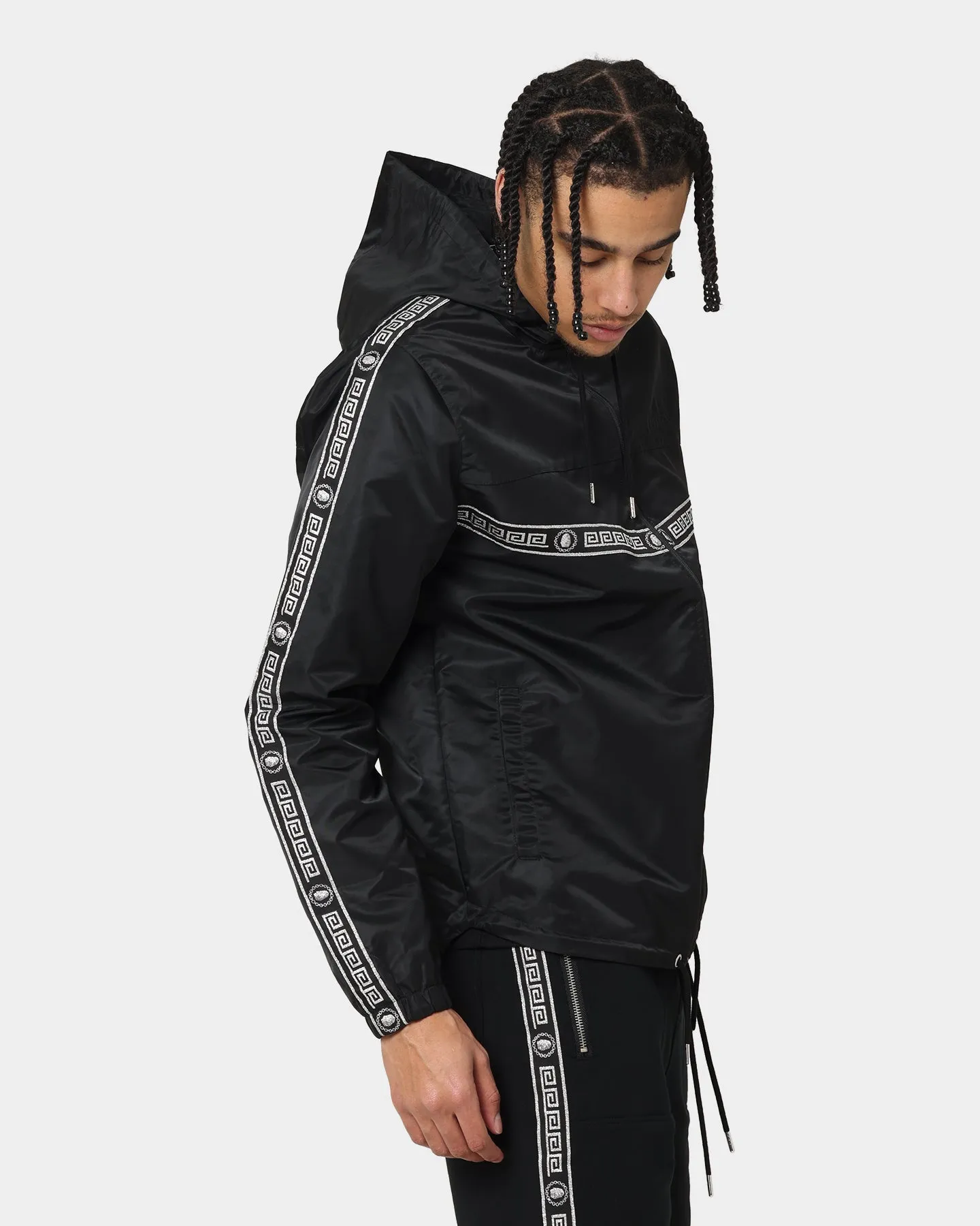 Last Kings Tut Taped Anorak Black Quilted Lining