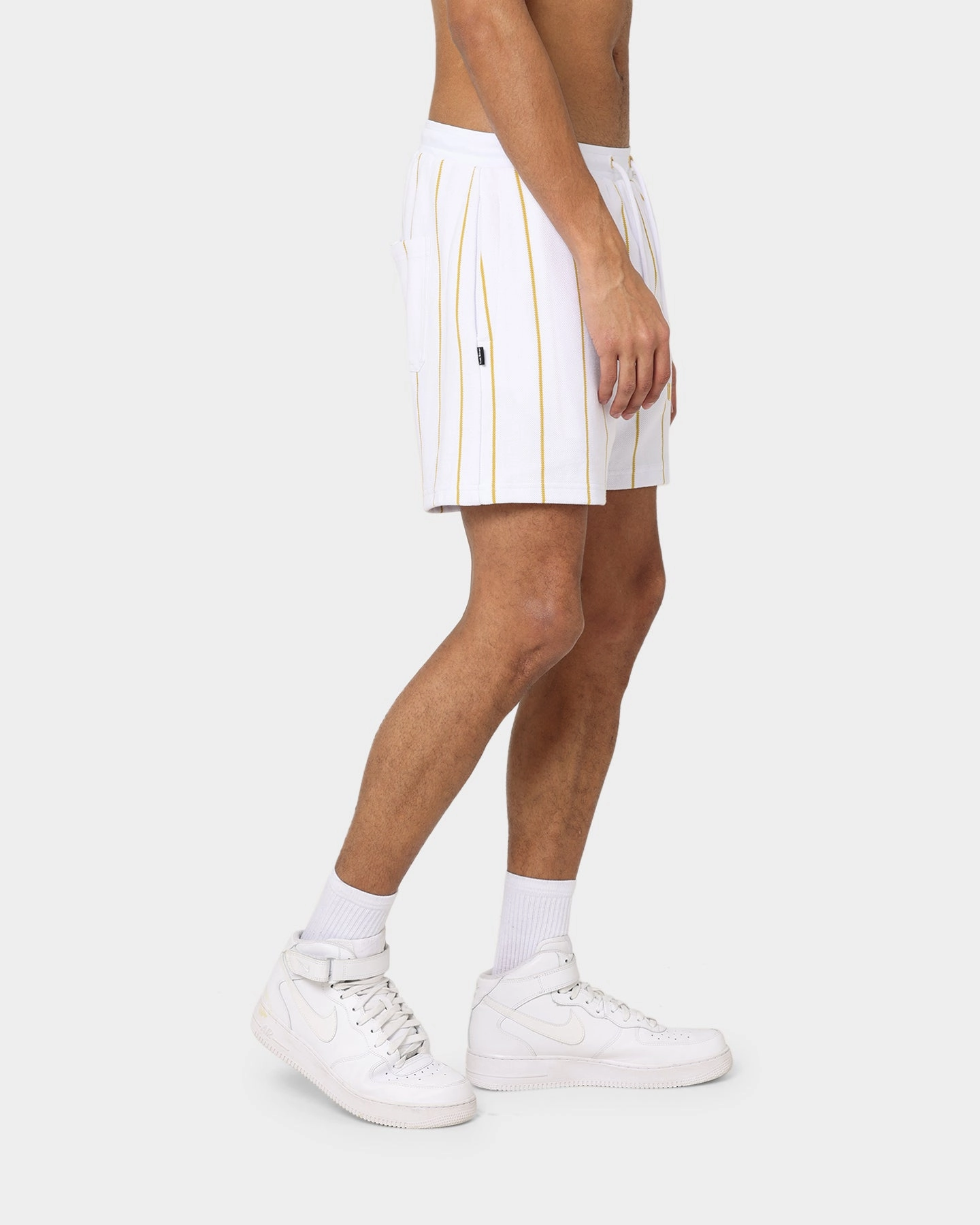 No Slip Waistband Last Kings Cairo Walk Shorts White