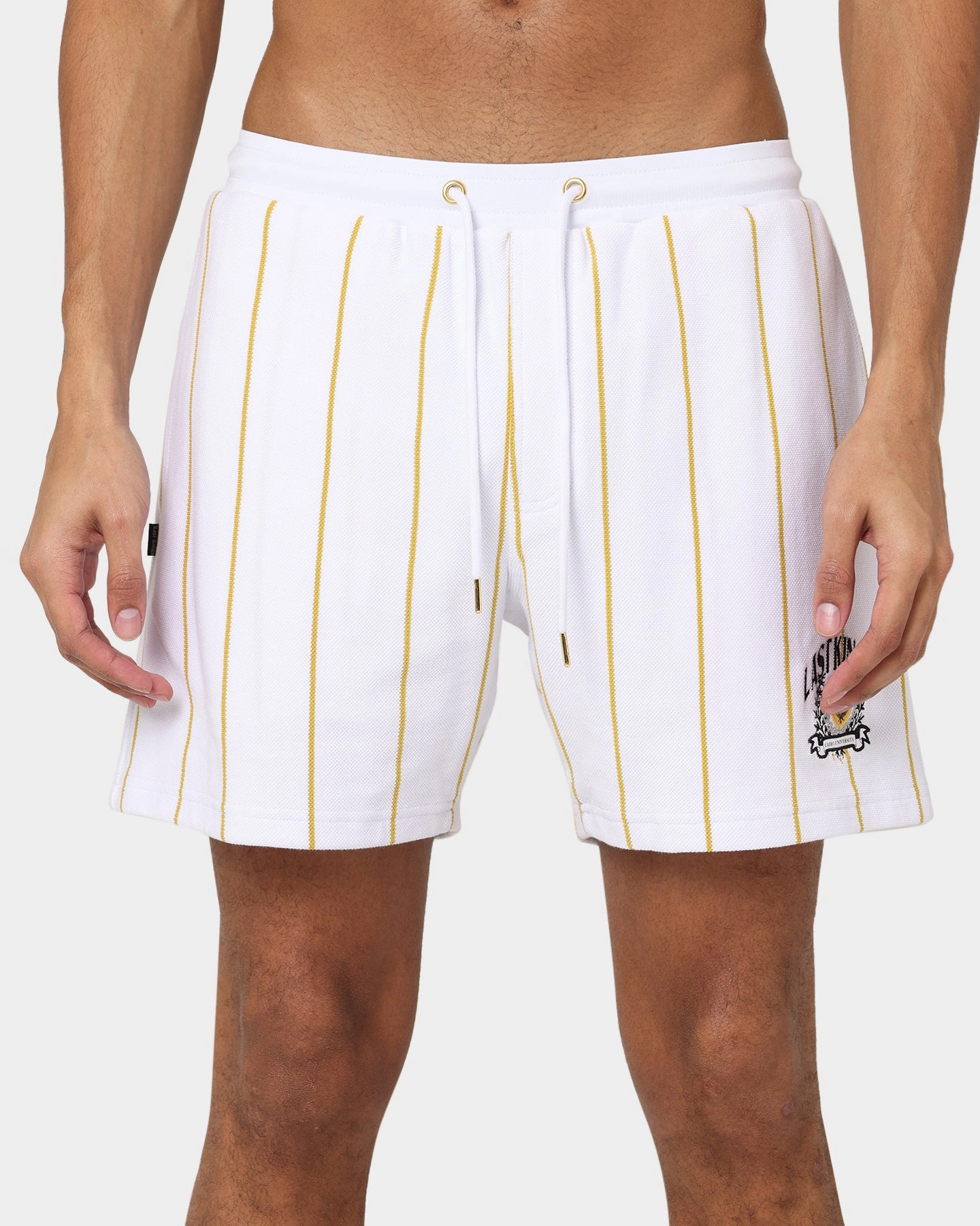 Last Kings Cairo Walk Shorts White BreathableWebbing formal shorts