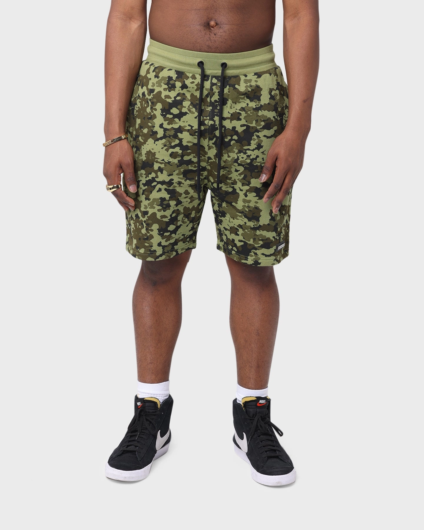Last Kings Pharaoh Camo Sweat Shorts Camo Recycled Polyester surfing attire