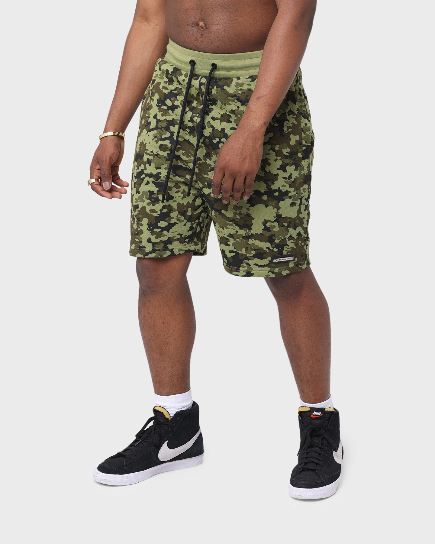 Move Easy Chill Style Last Kings Pharaoh Camo Sweat Shorts Camo
