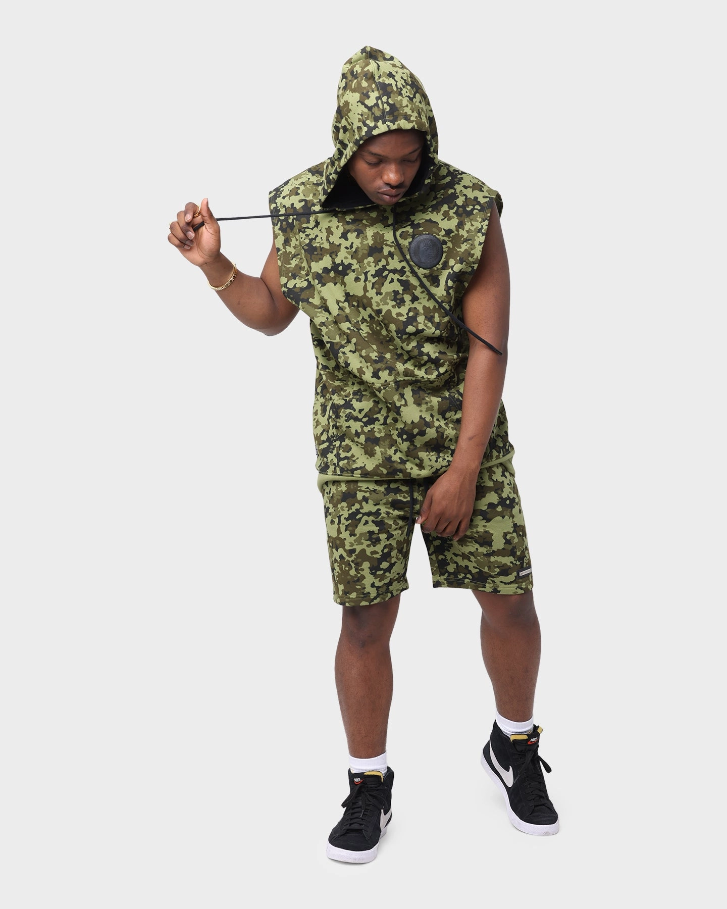 Last Kings Pharaoh Camo Sweat Shorts Camo Ultra Lightweight Build