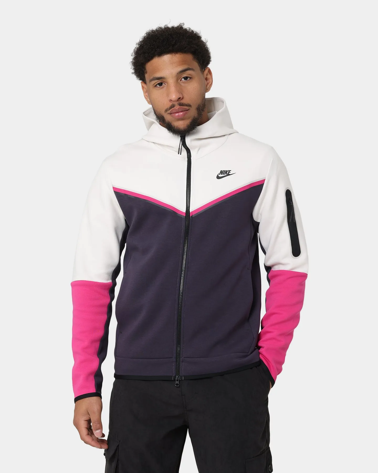 Makeup Thermal Insulation Layer Nike Nike Sportswear Tech Fleece Full Zip Hoodie Phantom/Cave