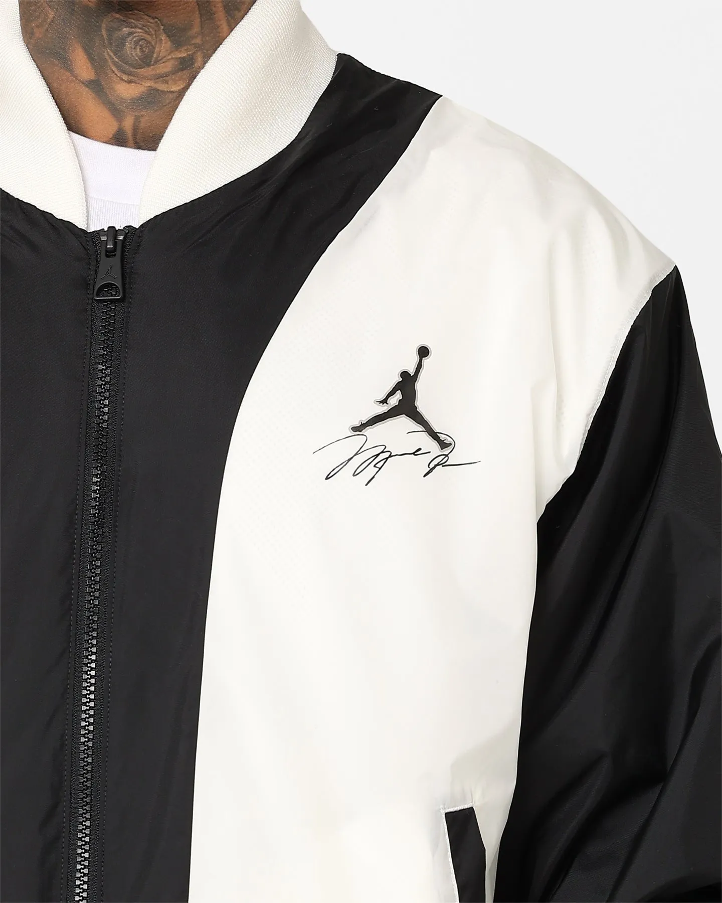 Jordan Flight MVP Jacket Sail/Black Windproof Barrier Design