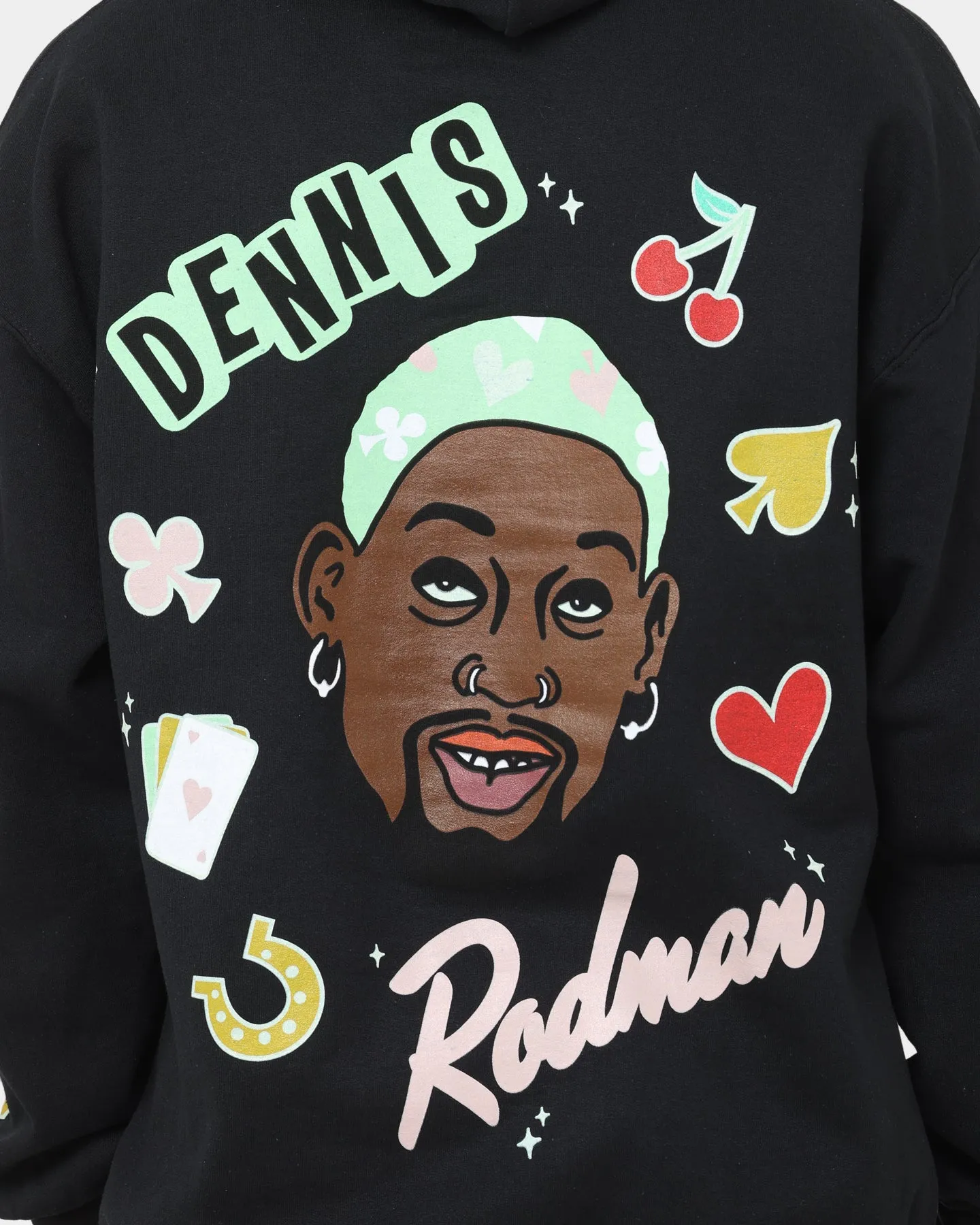 hypoallergenic Rodman Brand 48 Hours In Vegas Hoodie Black