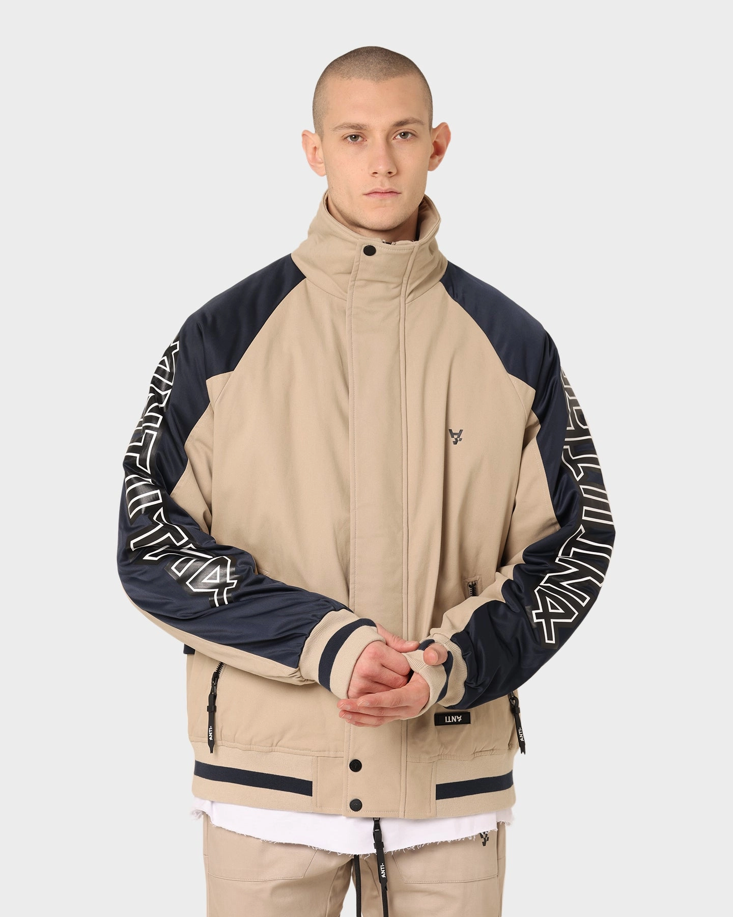 The Anti Order Terminus Jacket Bone/Navy concert - goers Office Style