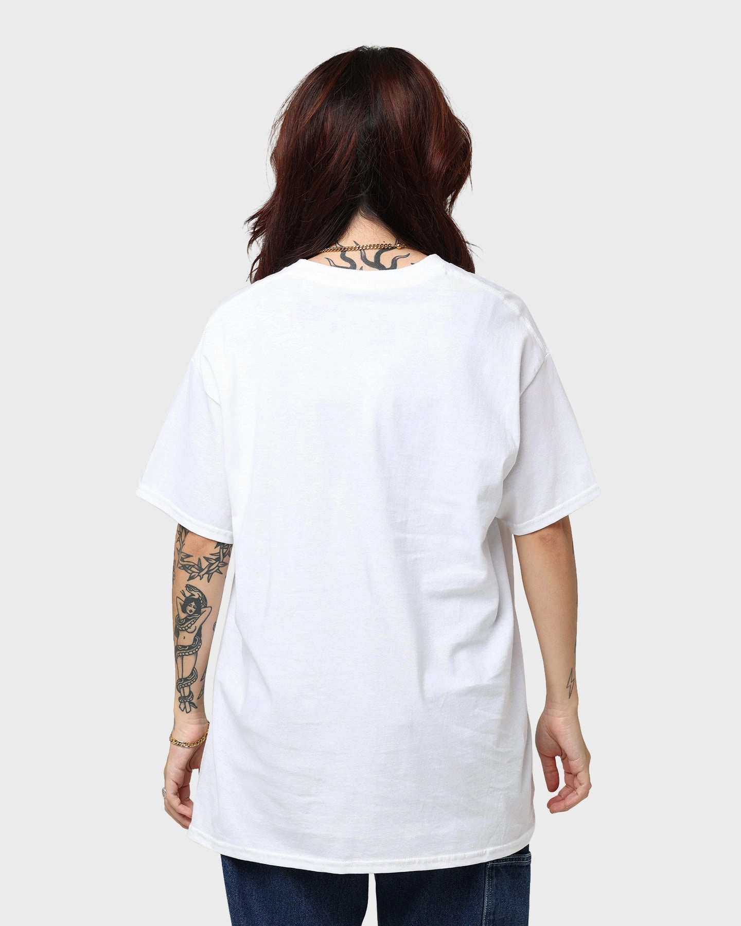 American Thift X Daria Go To Hell T-Shirt White Fresh Outfit