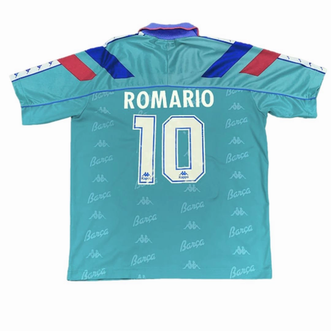 FC Barca 1992-95 Away Jersey Ventilation Mesh Panel Low Bulk Texture