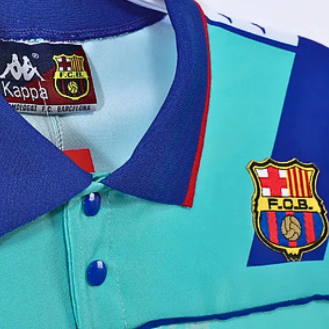 Adjustable Hem FC Barca 1992-95 Away Jersey