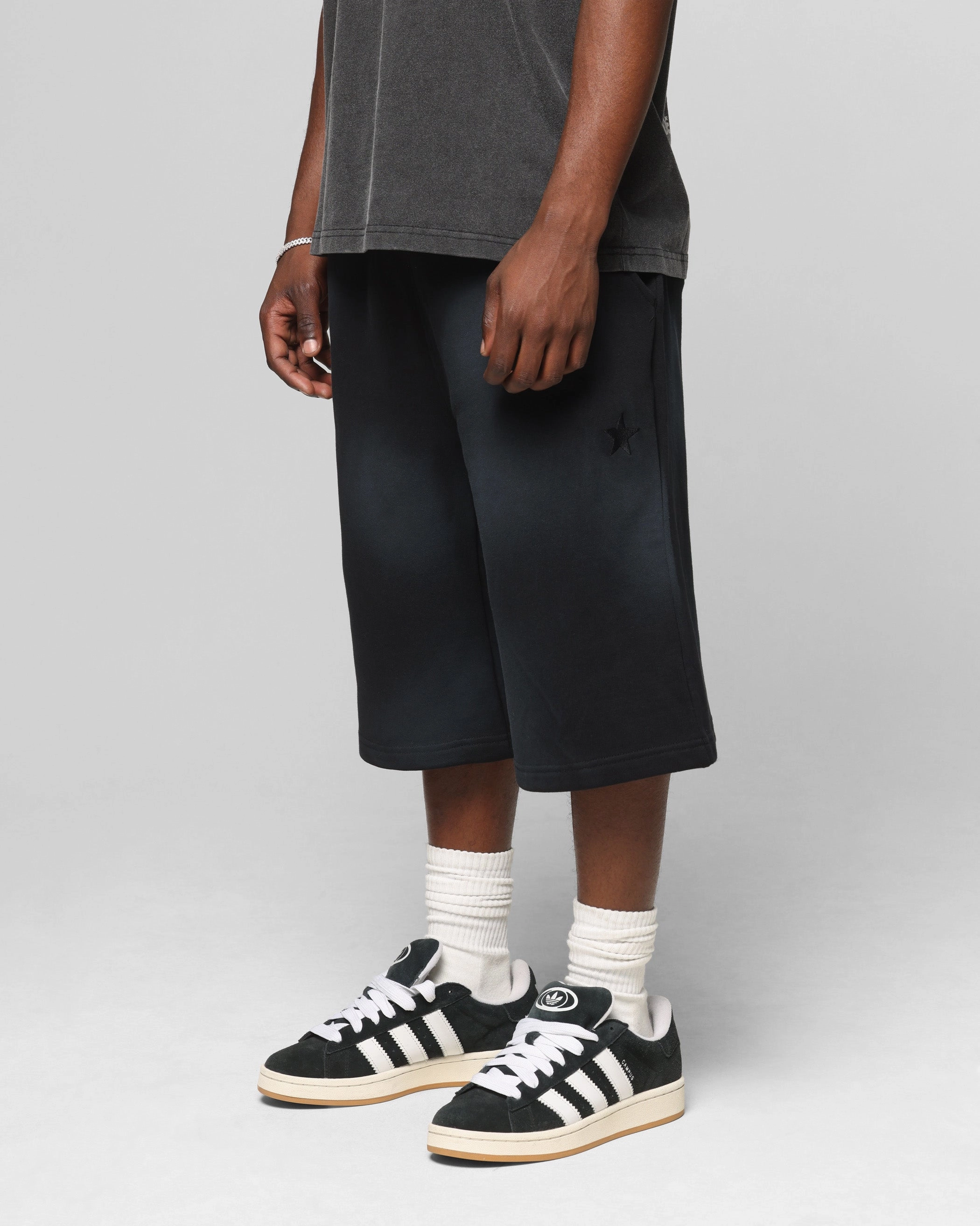 AntiStaticTreatment TailoredSilhouette Loiter Premium Essentials Sweat Shorts Washed Black