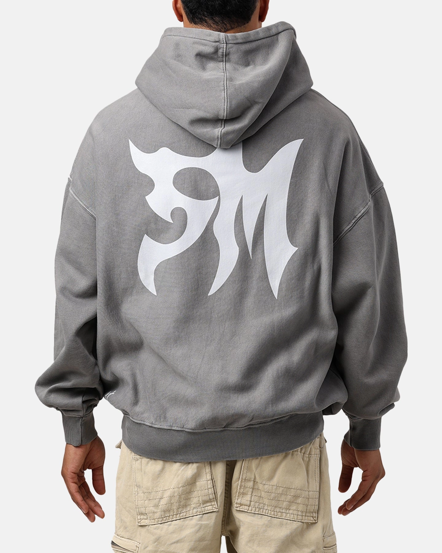 Stretch Comfort Saint Morta Tribe Premium Hoodie Washed Charcoal