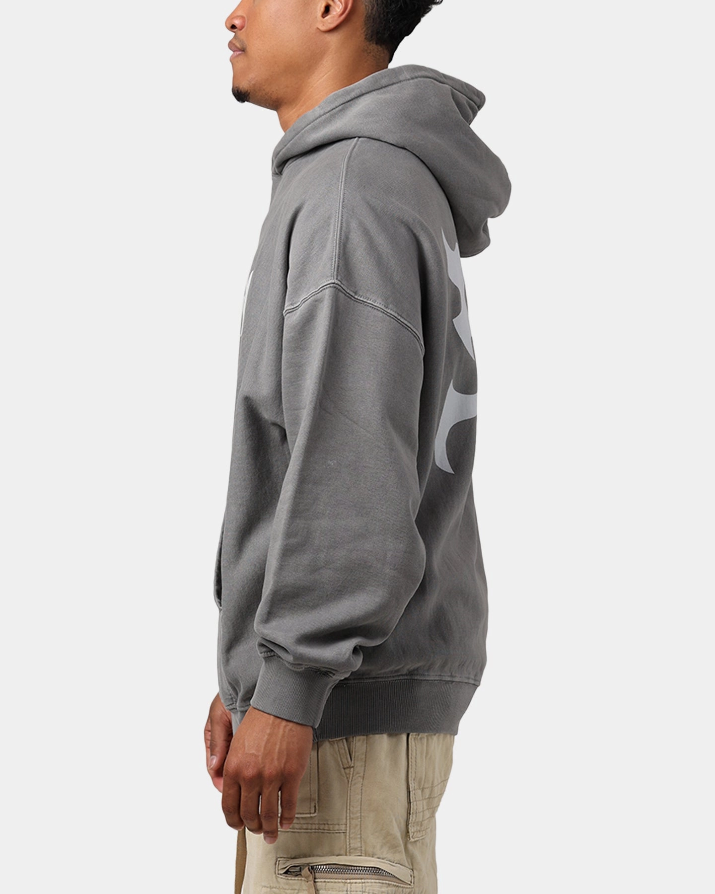 Saint Morta Tribe Premium Hoodie Washed Charcoal Manufacture