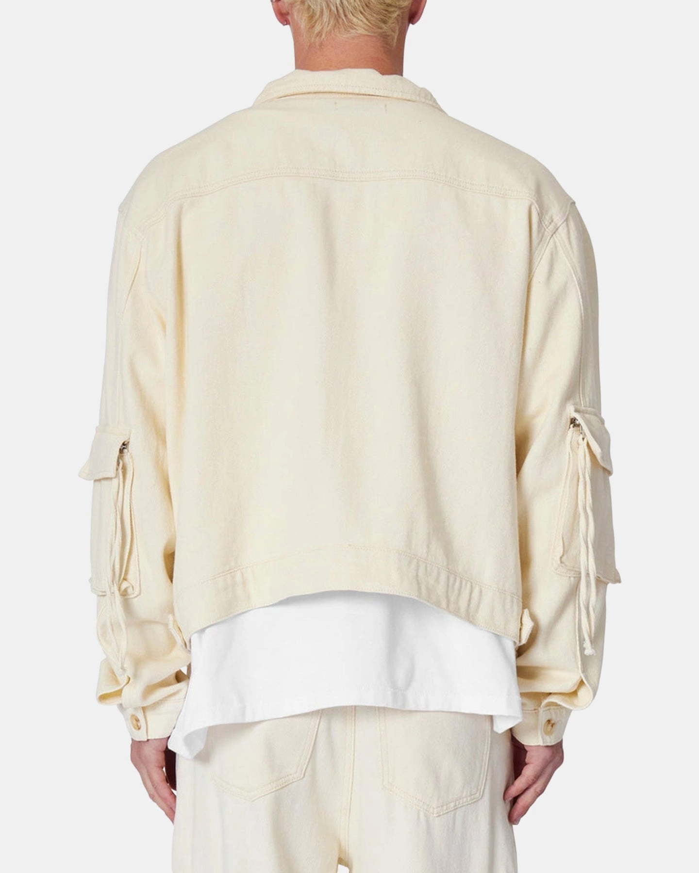 City Ready MNML Brushed Twill Cargo Jacket Khaki