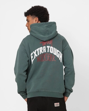 Stussy Extra Tough 50-50 Hoodie Pigment Moss Green train journey Earrings