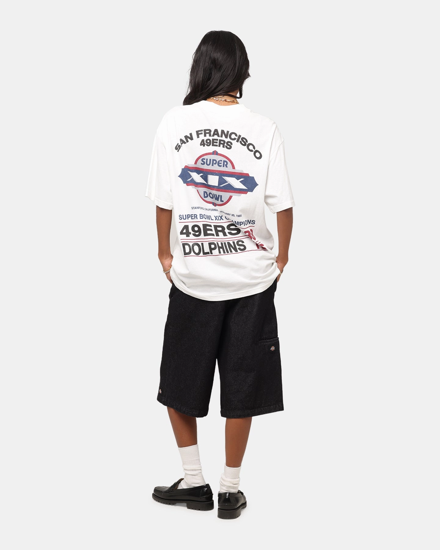 Mitchell & Ness Super Bowl XIX Match Up T-Shirt Vintage White Casual Layer