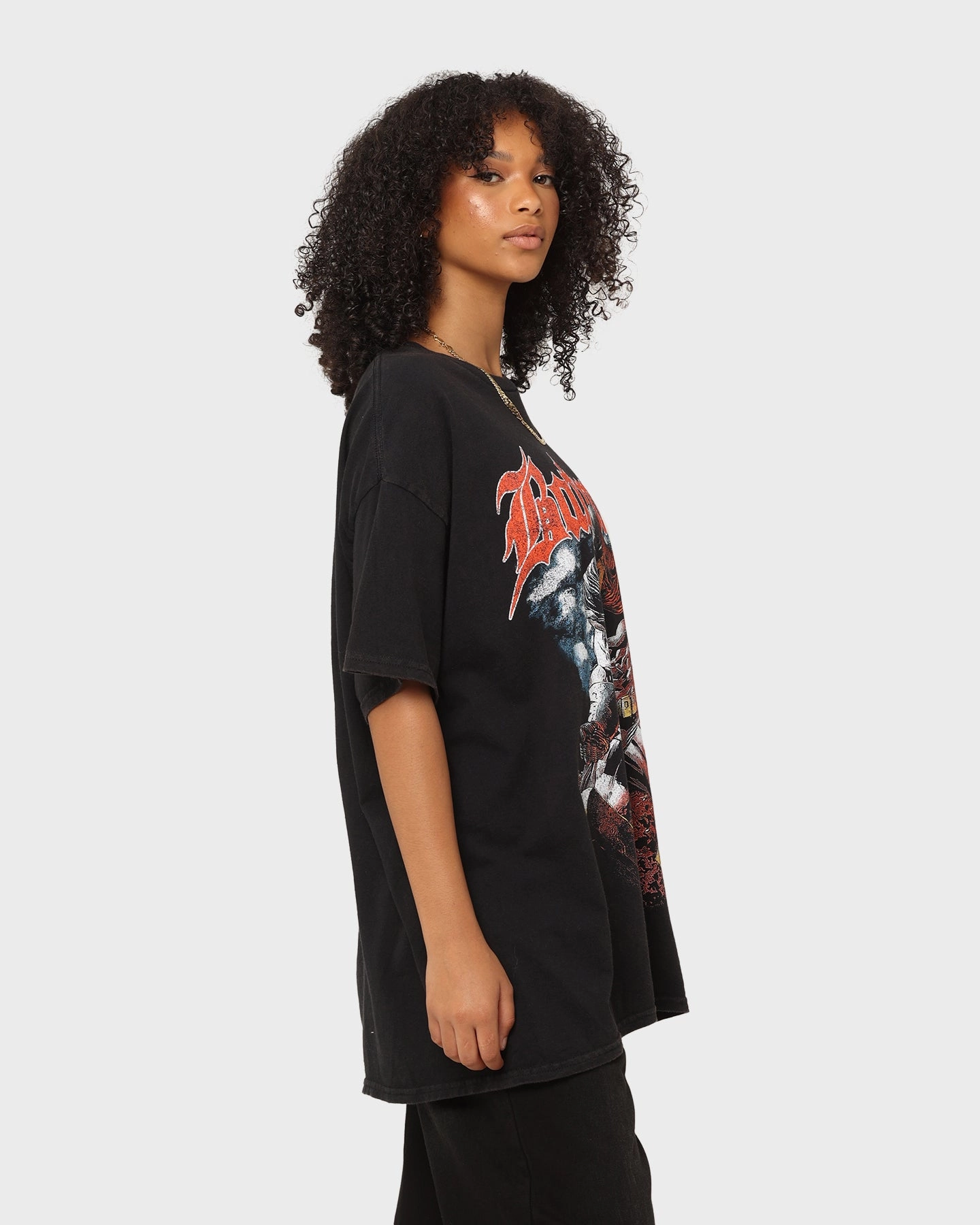 Goat Crew X DC Batman Metal Vintage T-Shirt Black Wash Chilly Comfort