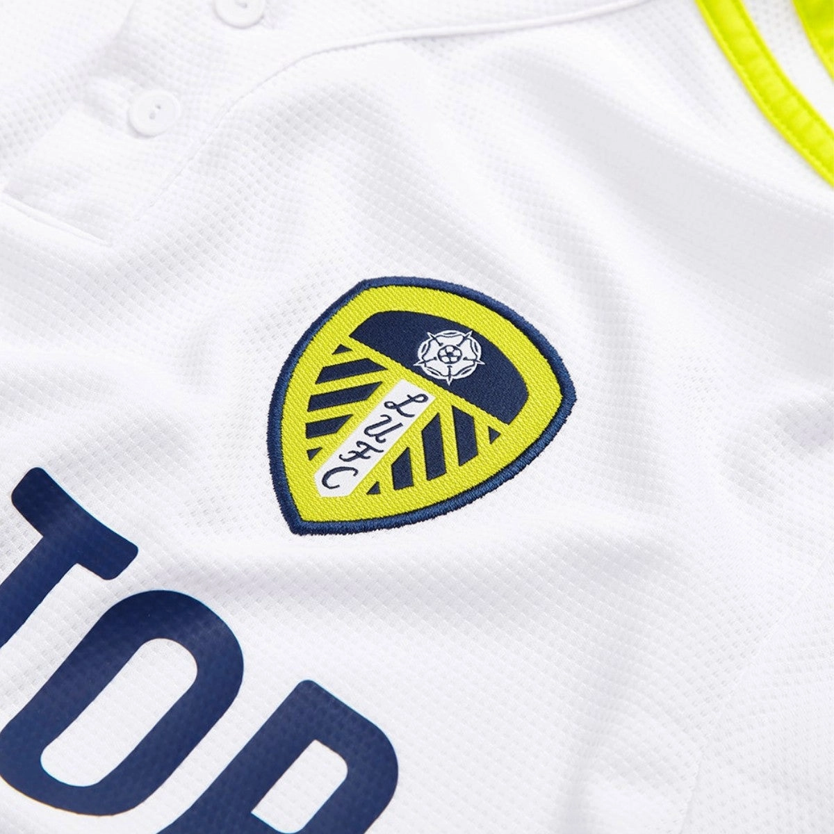 hat venue Leeds United FC Home soccer jersey 2021/22 - Adidas