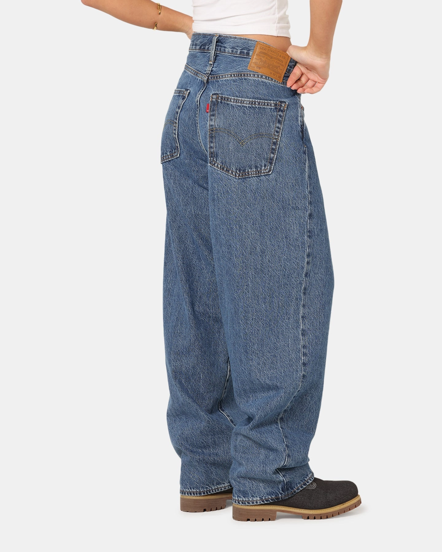 Casual Friday Elegant Casual Levi Strauss And Co 578? Baggy Jeans Blue