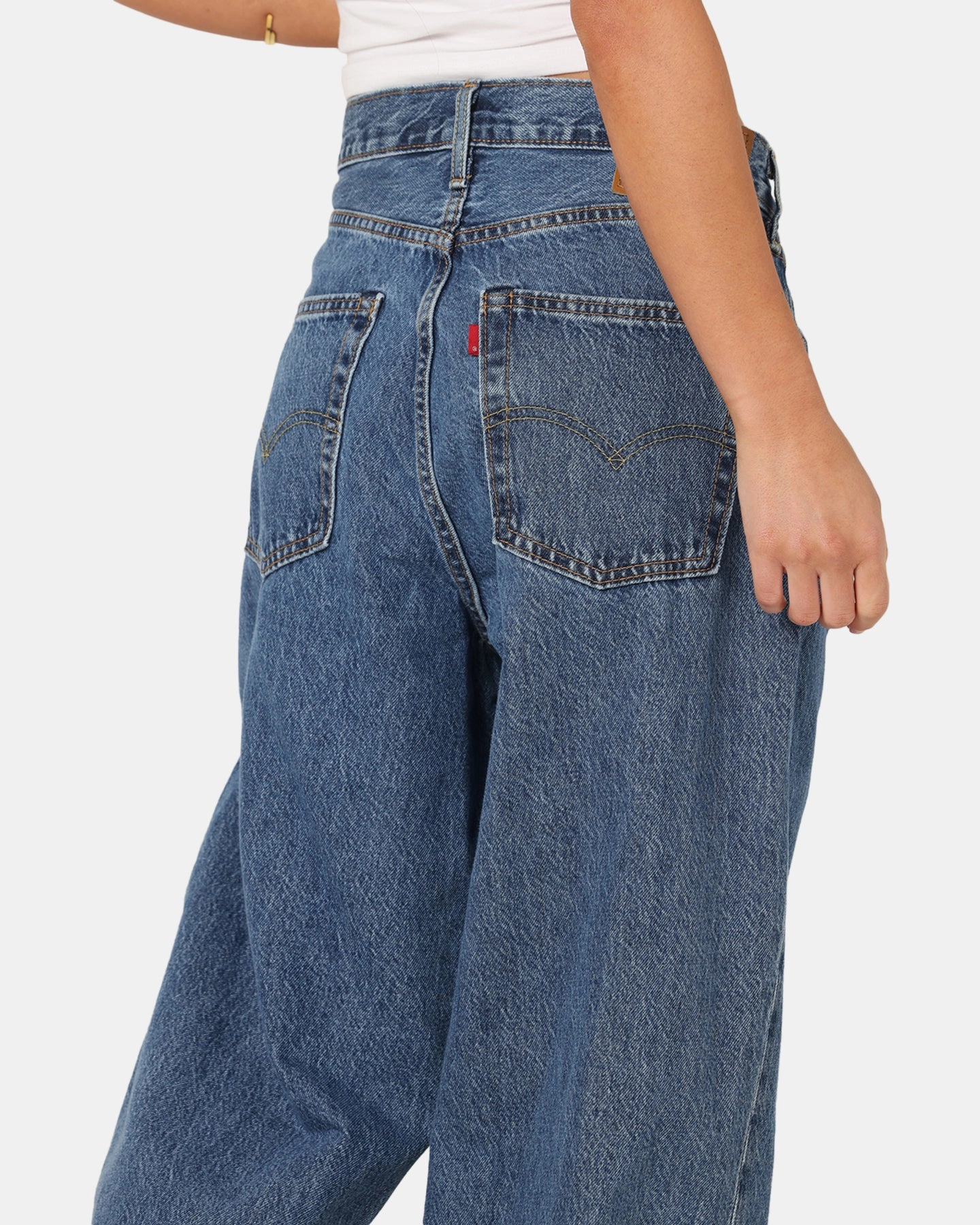 Levi Strauss And Co 578? Baggy Jeans Blue Work Meeting Relaxed Style