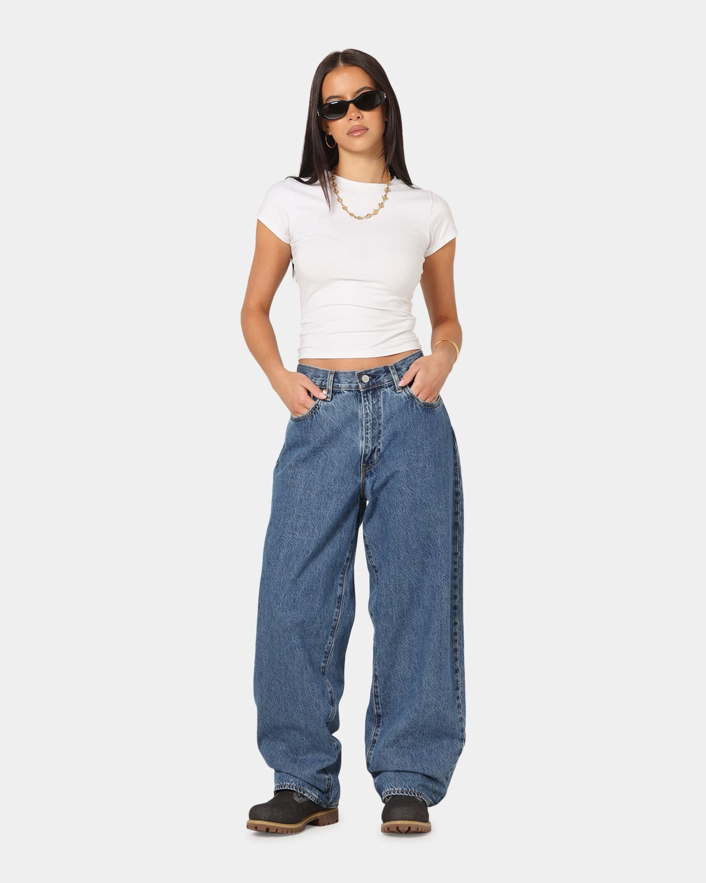 Anti Odor Fabric Treatment Levi Strauss And Co 578? Baggy Jeans Blue