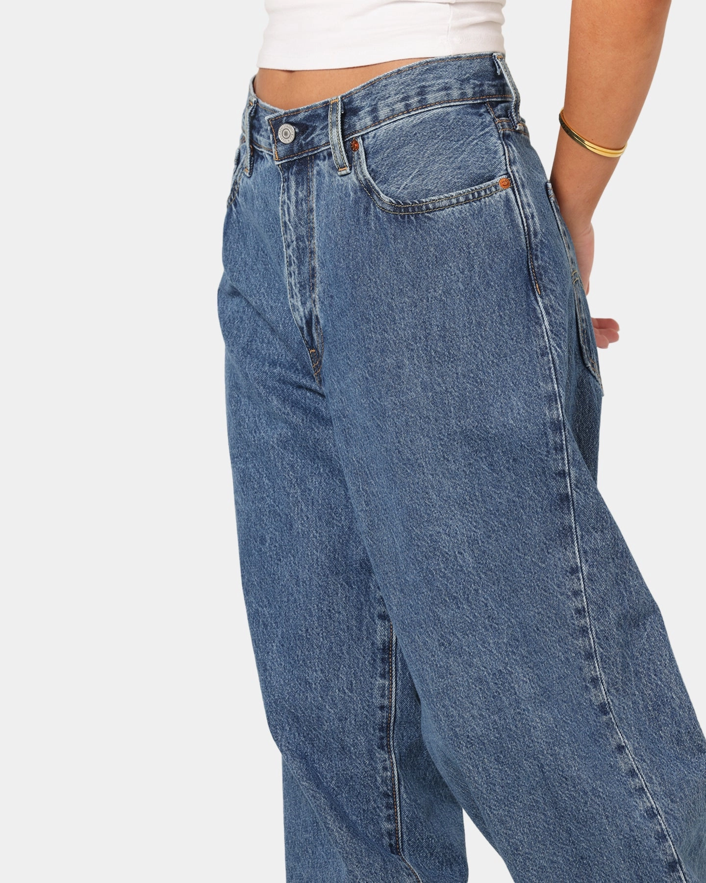 Year Rounder Levi Strauss And Co 578? Baggy Jeans Blue