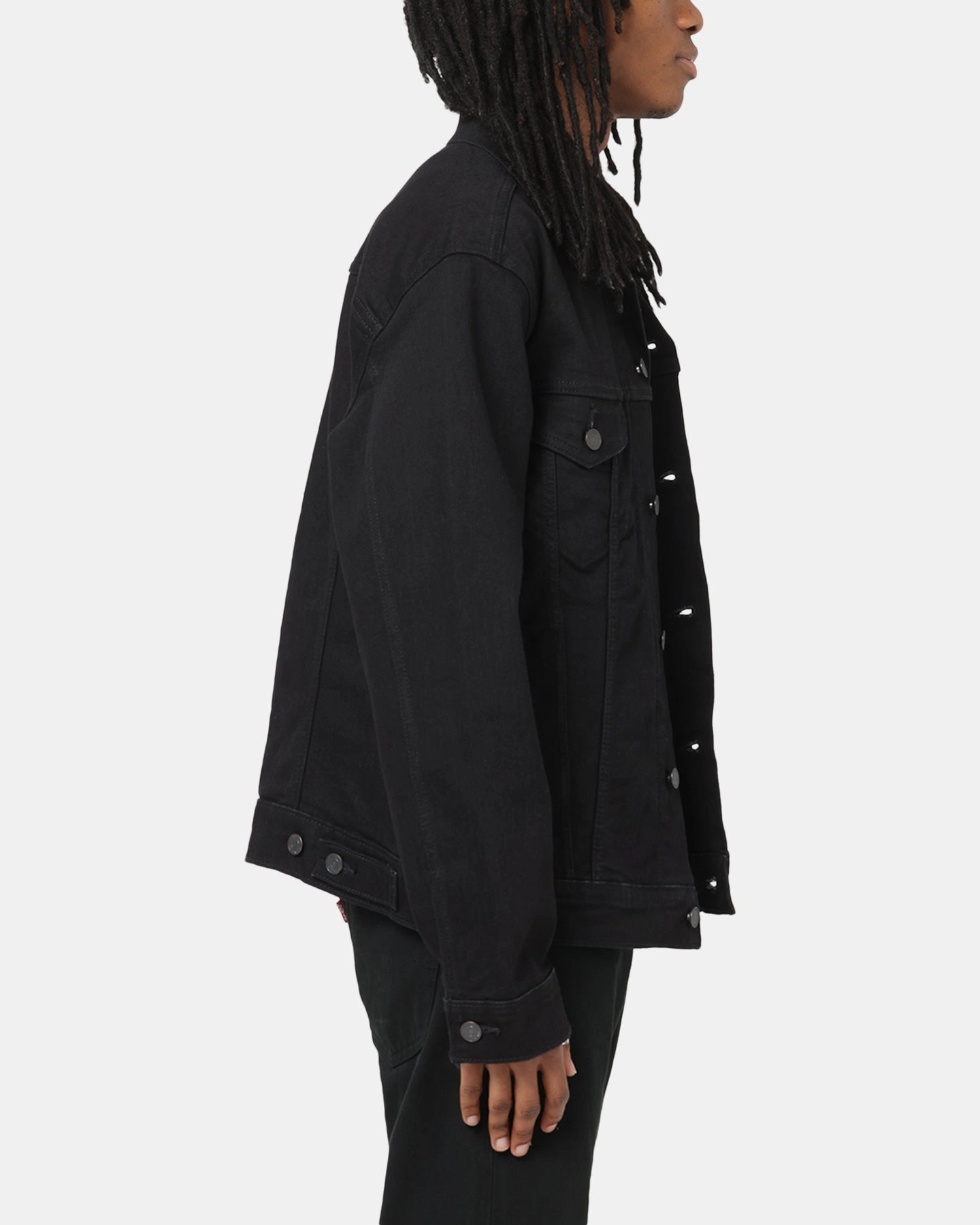 Earrings Levi Strauss And Co Denim Trucker Jacket Black