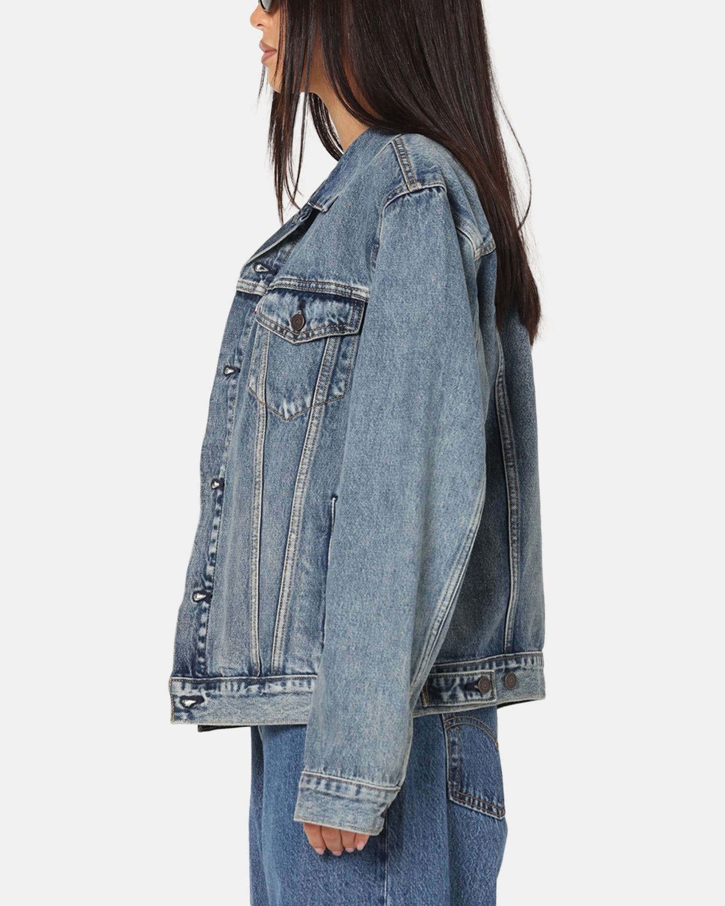 Algorithm Allow Levi Strauss And Co Denim Trucker Jacket Sky